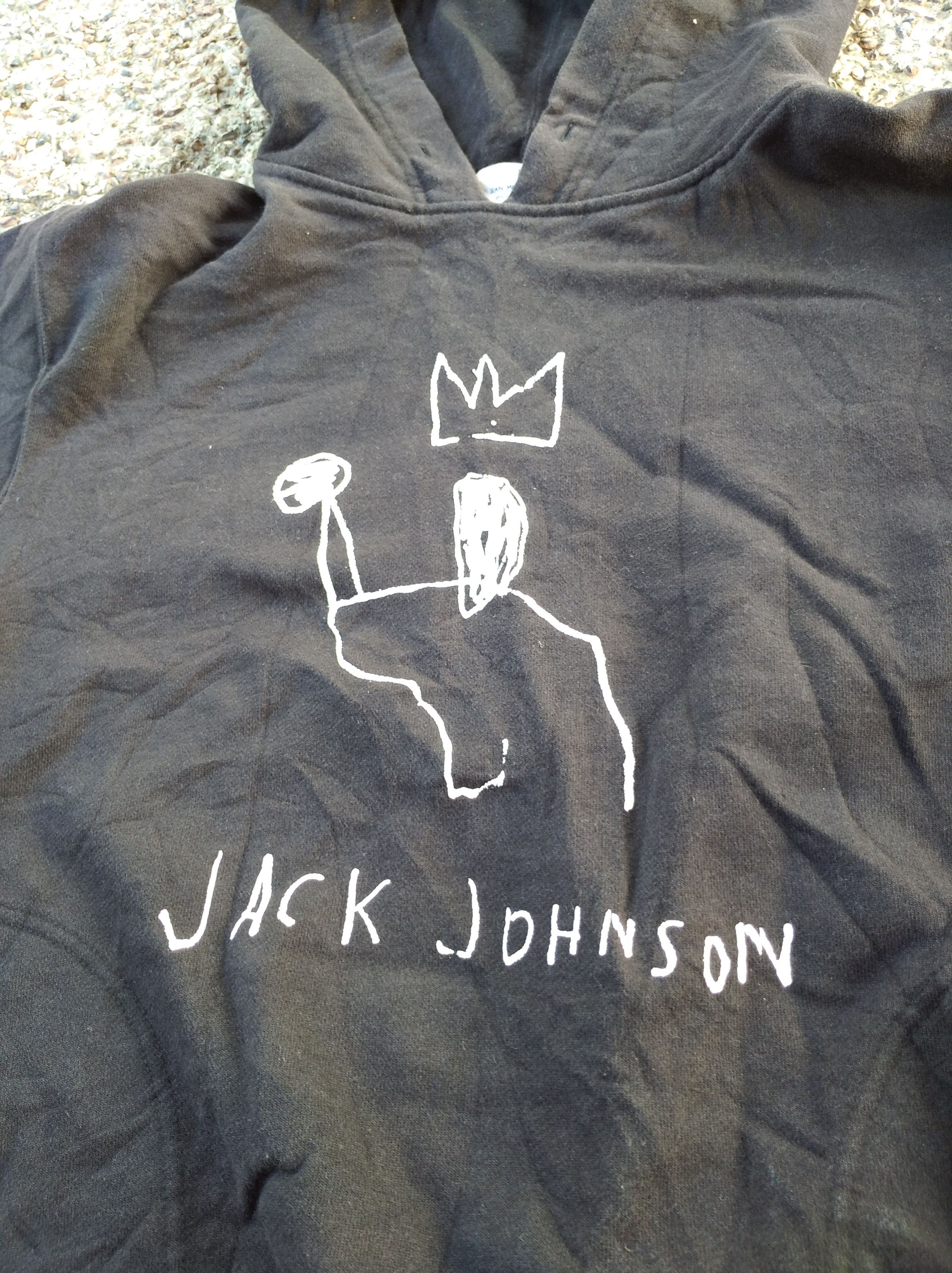 Japanese Brand × Jean-Michel Basquiat Vintage JEAN MICHEL BASQUIAT Jack Johnson hoodie Sweatshirt Size US M / EU 48-50 / 2 - 3 Thumbnail