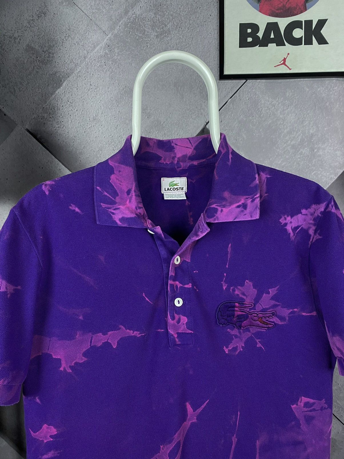 Lacoste Lacoste Big Logo Crocodile Tie Dye Mens Polo Shirt Size US S / EU 44-46 / 1 - 2 Thumbnail