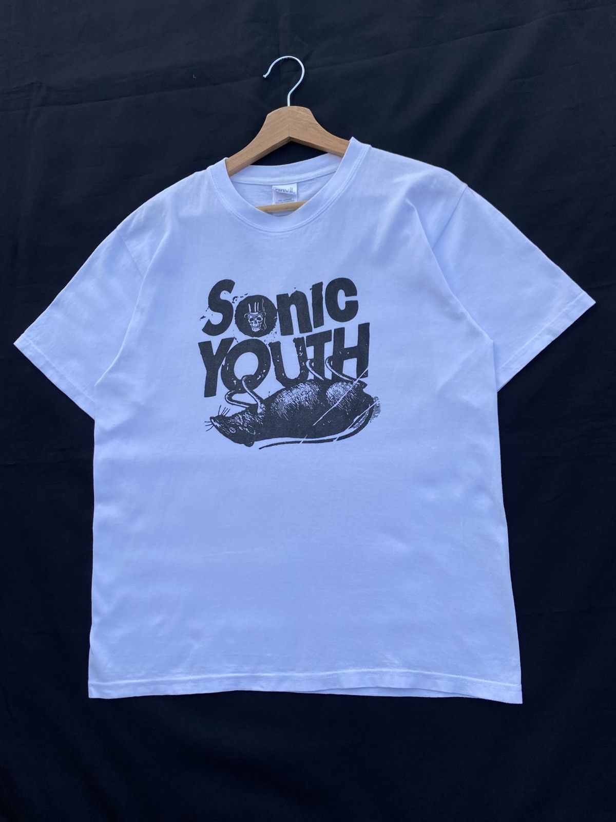 Band Tees Rare Vintage Sonic Youth "Rat" Band Tees Size US M / EU 48-50 / 2 - 3 Thumbnail