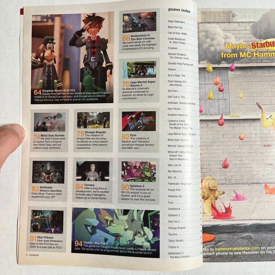 Designer Game Informer Issue #293 SEP 2017 CALL OF DUTY: WWII NM+ Size ONE SIZE - 6 Thumbnail