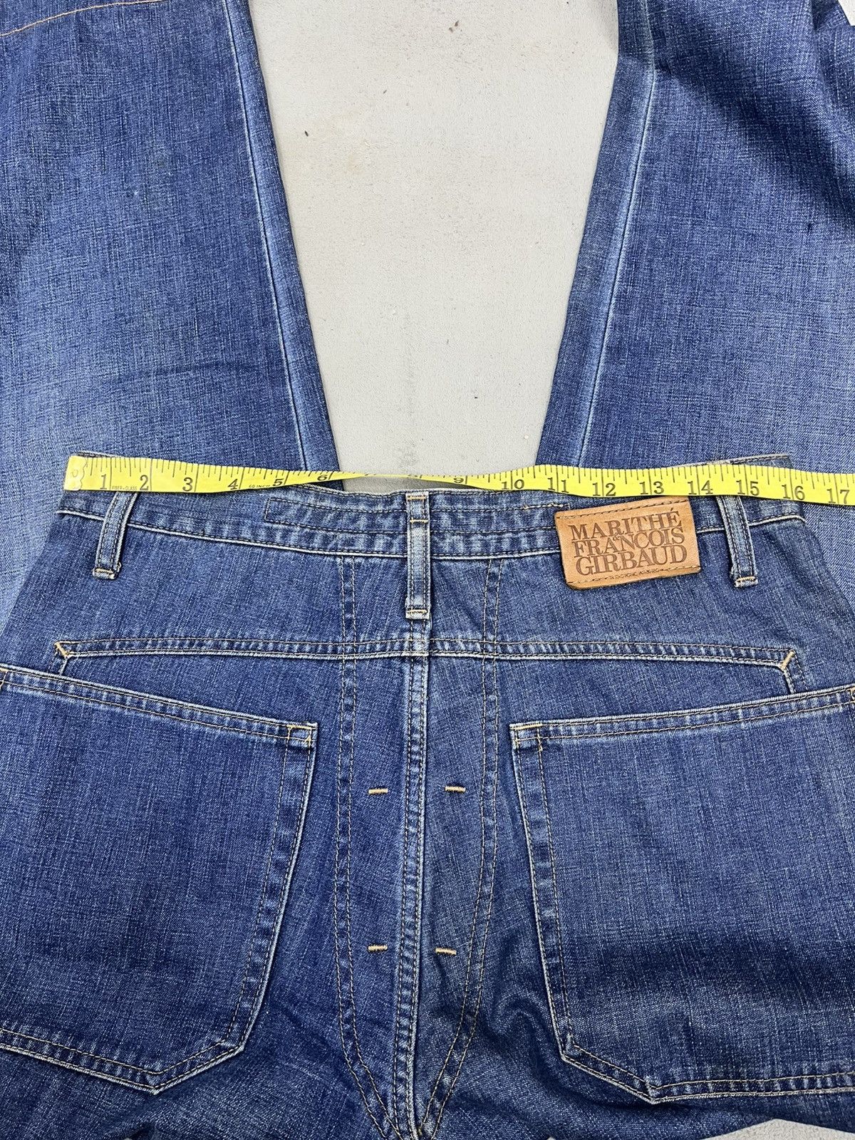 Marithe + Francois Girbaud 🔥MARITHE & FRANCOIS GIRBAUD BACKWARDS PATTERN BAGGY JEANS Size US 31 - 15 Thumbnail
