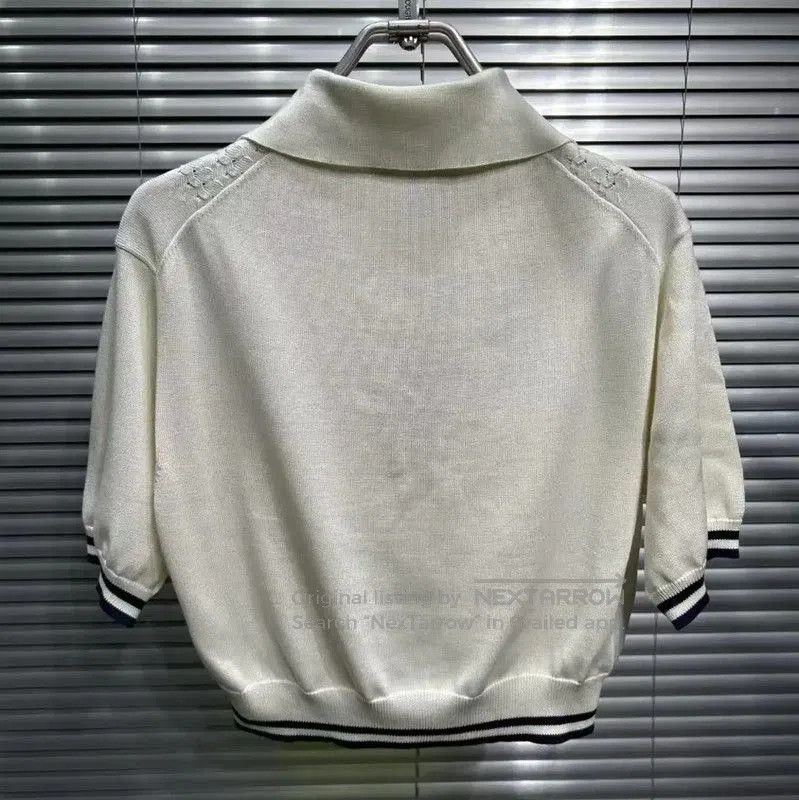 Miu Miu Miu Miu Summer Wool Tee in Off-White . Size S / US 4 / IT 40 - 2 Thumbnail