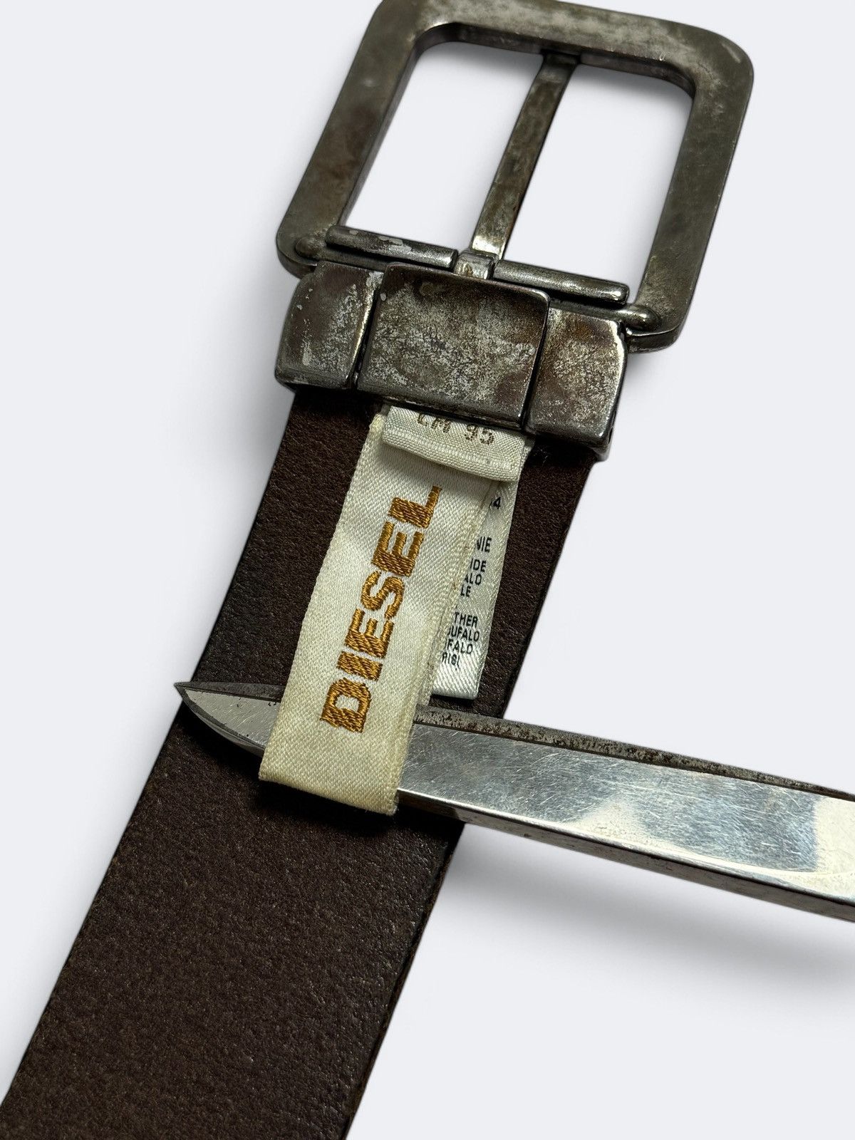 Diesel Vintage Diesel Leather Belt Size ONE SIZE - 5 Thumbnail