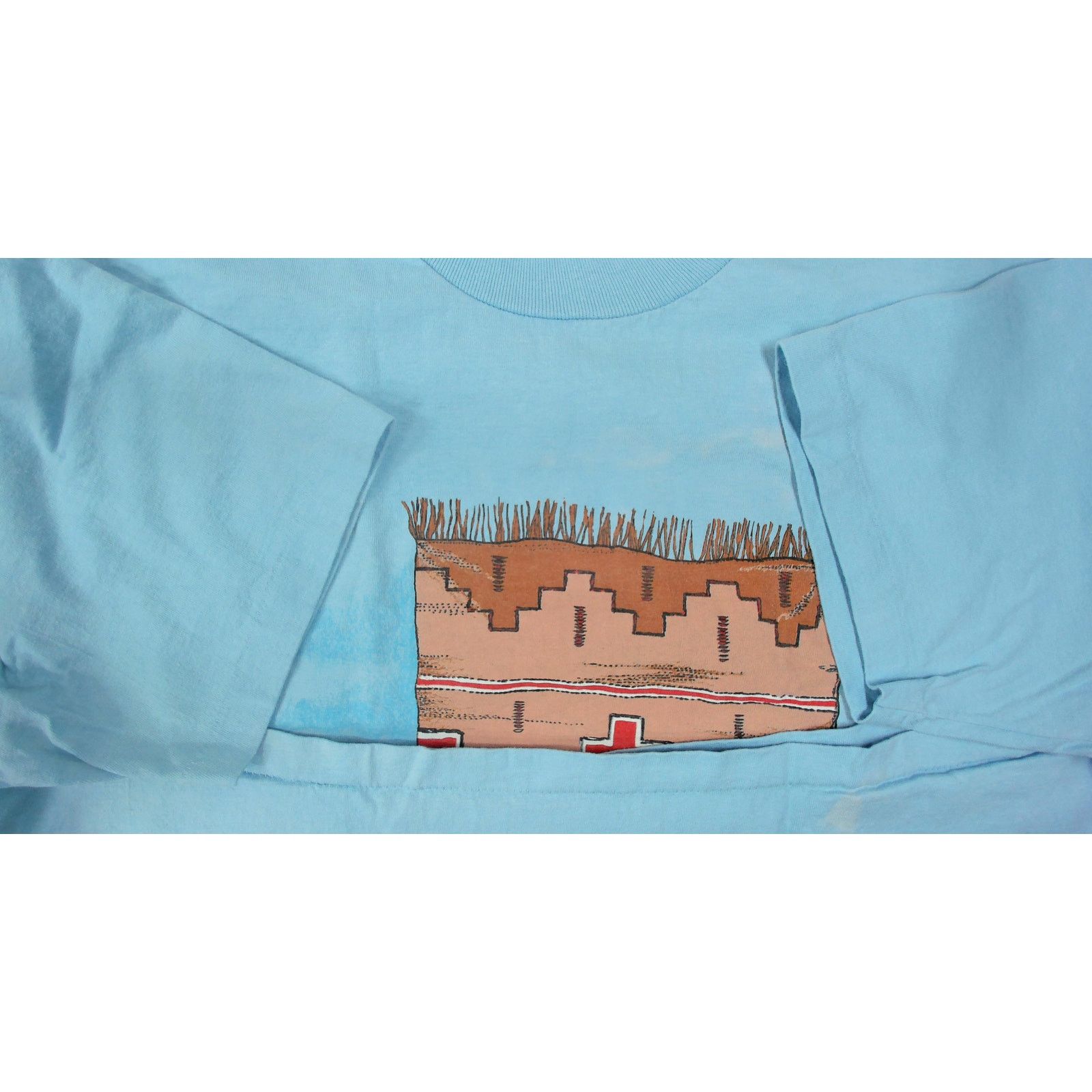 Vintage 1990s Sherry's Best Southwestern Pottery Single Stitch Tee Size US XL / EU 56 / 4 - 7 Thumbnail