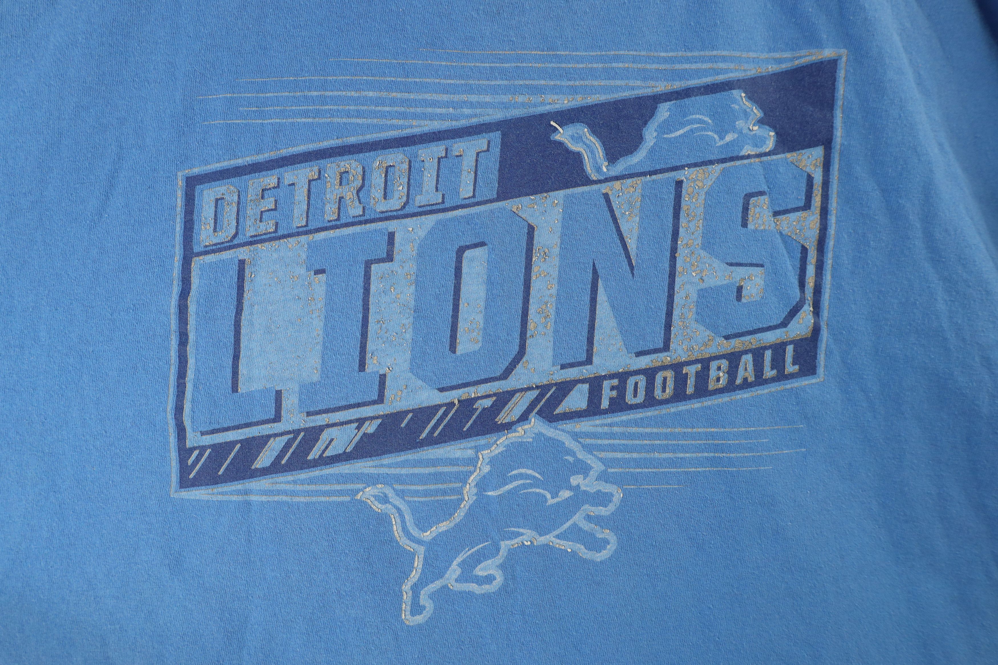 Vintage Vintage Out Detroit Lions Football Short Sleeve T-Shirt Size US XXL / EU 58 / 5 - 4 Thumbnail