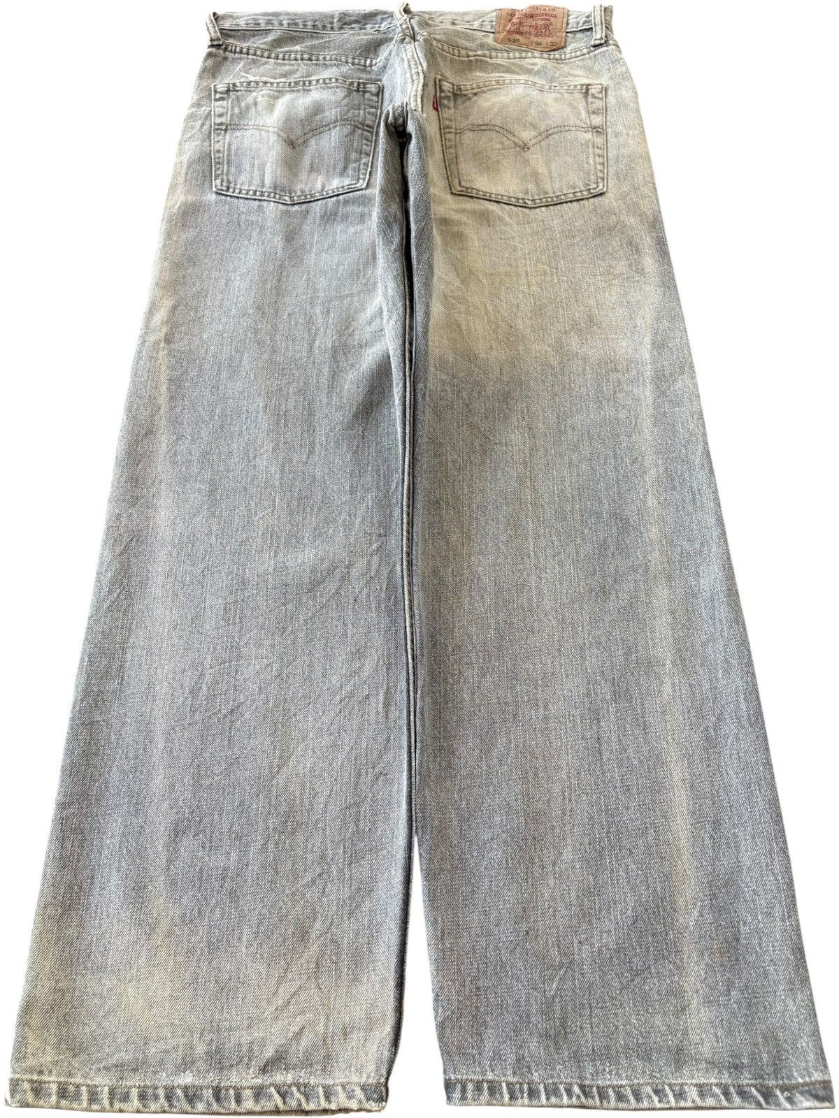 Levi's Vintage 90s Levis 539 Charcoal Wash Baggy Jeans Size US 34 / EU 50 - 2 Thumbnail