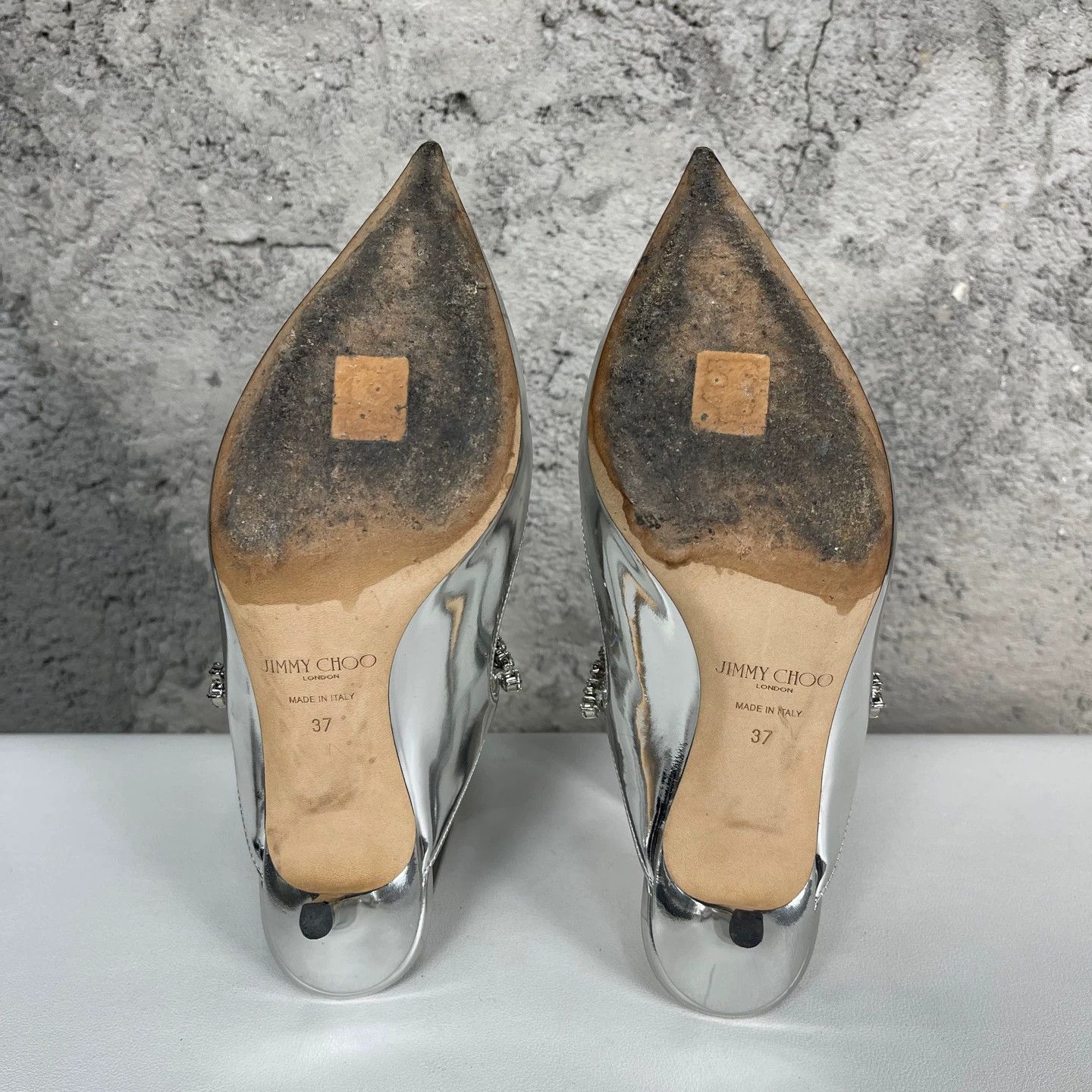 Jimmy Choo Jimmy Choo Women's Heeled Crystal Sandals 37 95New Size US 6.5 / IT 36.5 - 8 Thumbnail