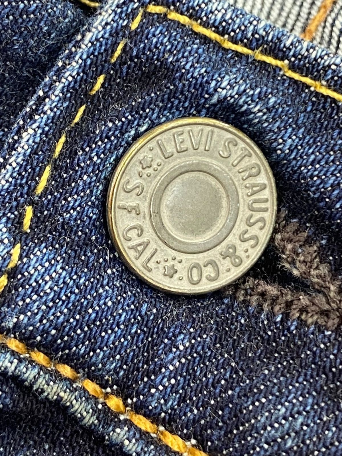 Levi's Levi’s Whiskers Dark Wash Style Light Jeans Size US 34 / EU 50 - 10 Thumbnail