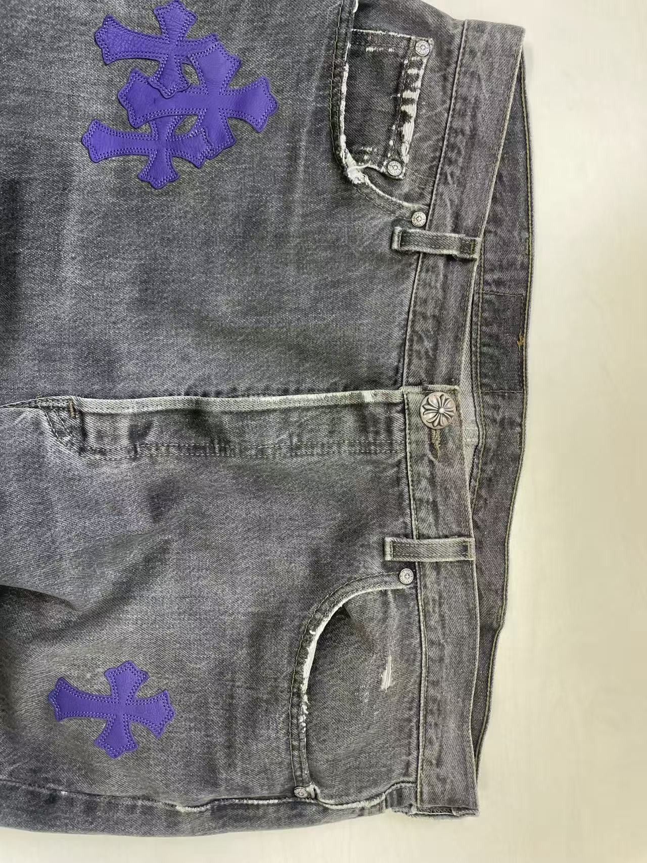 Chrome Hearts Chrome Hearts Levi's 501 Purple Cross Patch Jeans Size US 38 / EU 54 - 8 Thumbnail