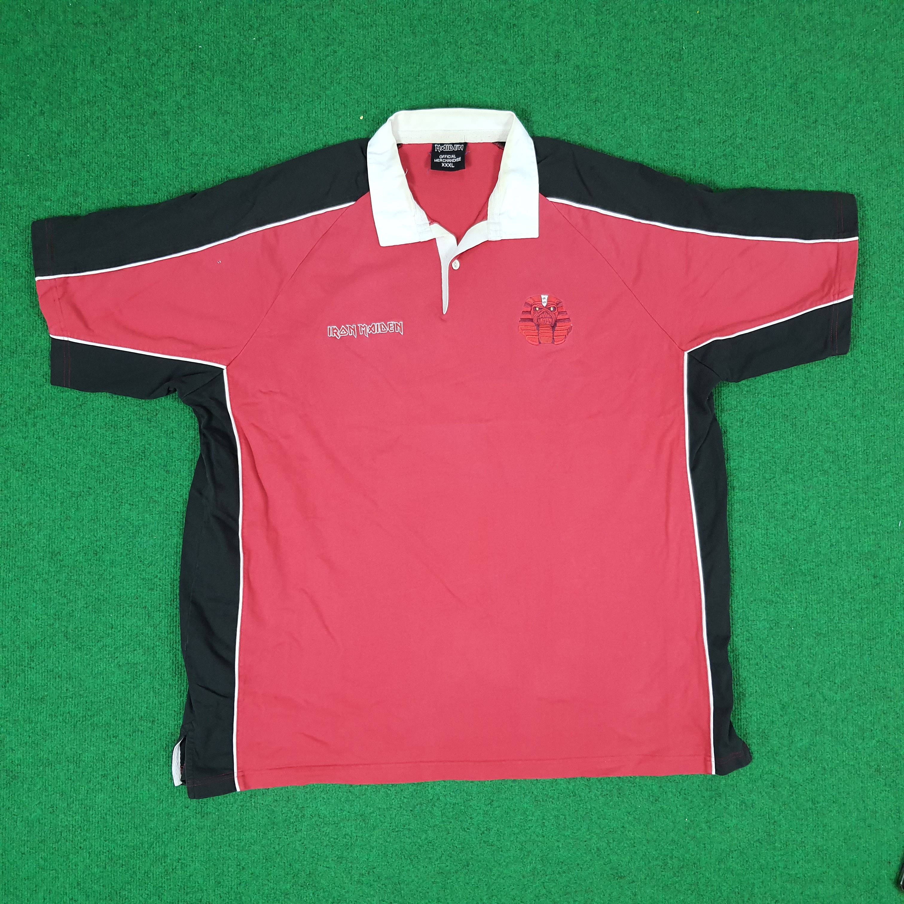Band Tees × Vintage Vintage Iron Maiden Tour Official Merchandise Polo Shirt Size US XXL / EU 58 / 5 - 1 Thumbnail
