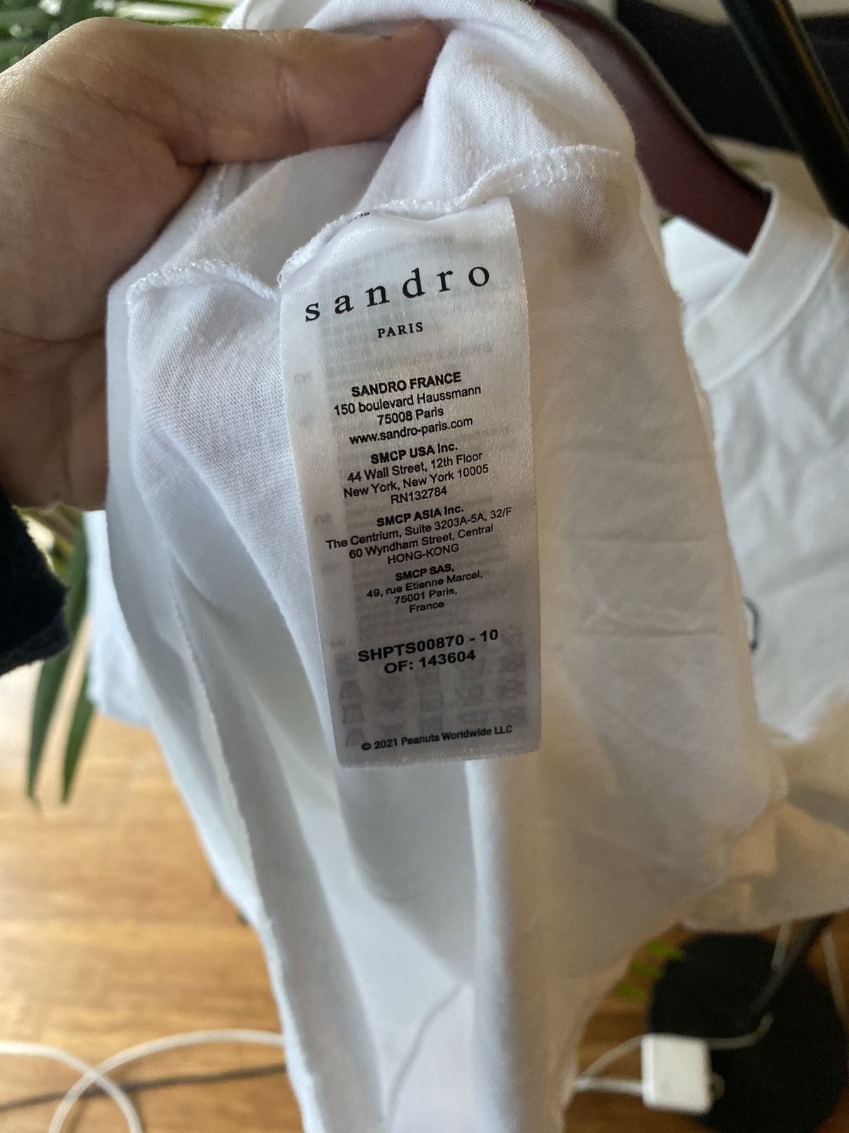 Sandro Sandro Snoopy T-Shirt Size US M / EU 48-50 / 2 - 3 Thumbnail