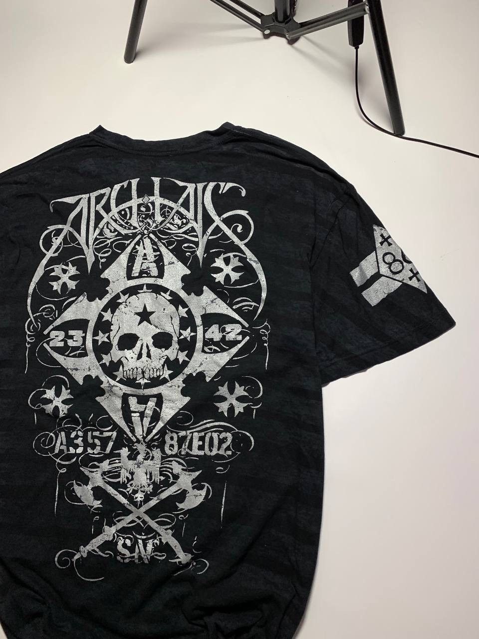 Affliction × Ed Hardy × Tapout Y2K Archaic by Affliction Graphic Rare T-shirt size xl Size US XL / EU 56 / 4 - 3 Thumbnail