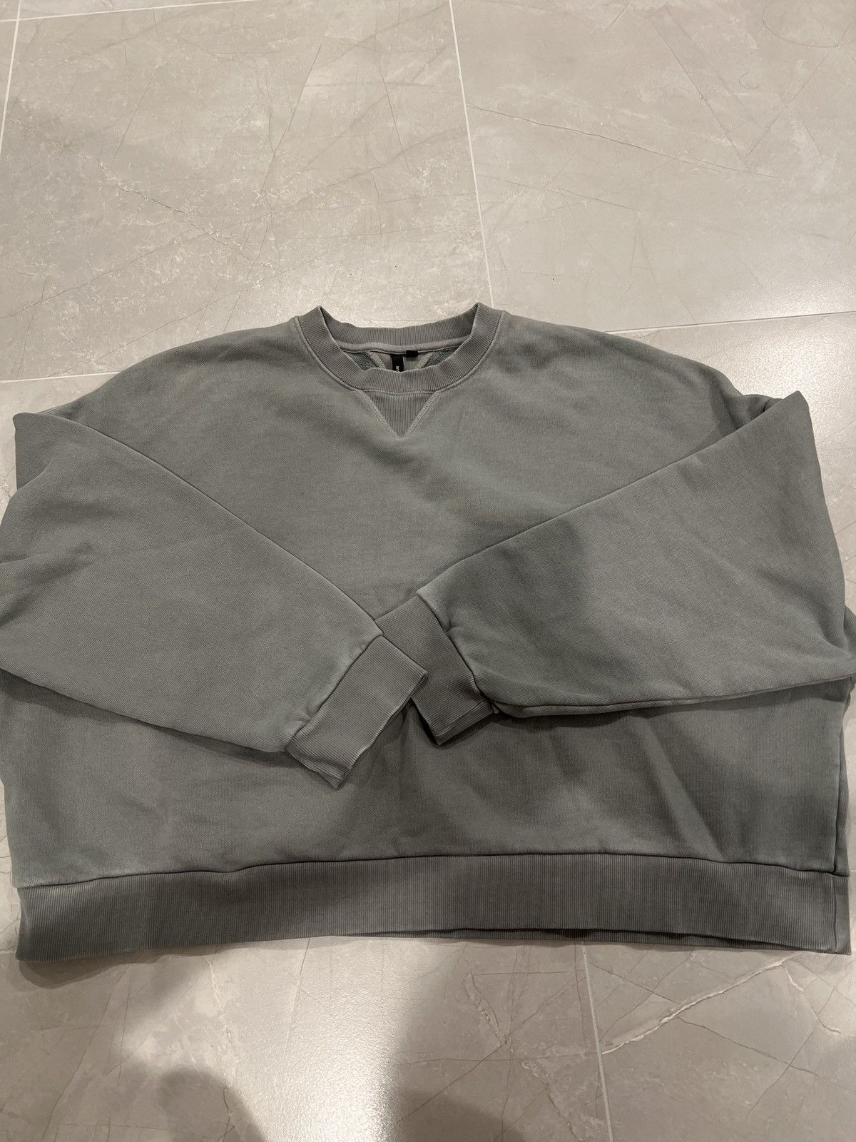 image of Entire Studios Box Crewneck in Grey, Men's (Size XL)