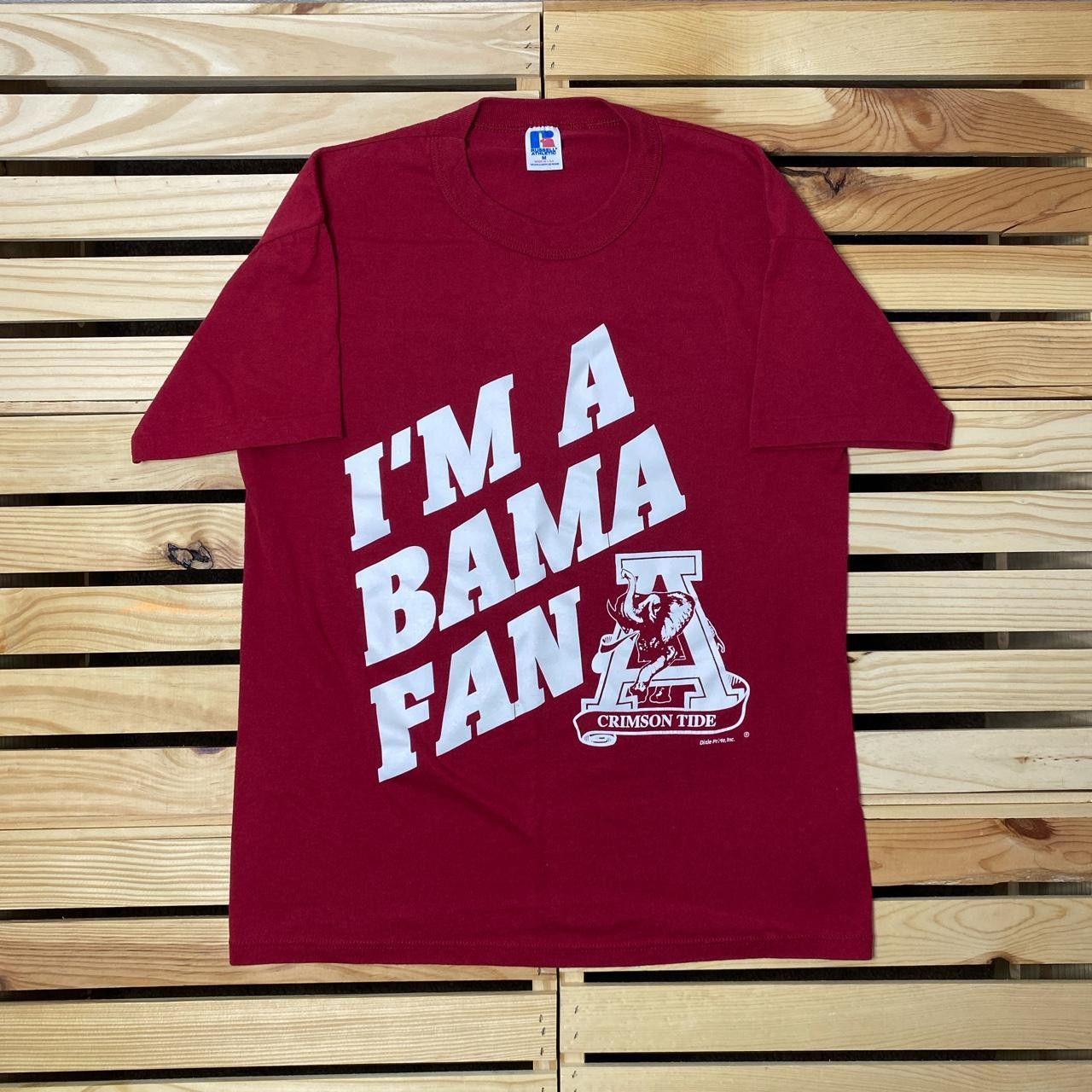Russell Athletic Vintage University of Alabama Burgundy Tee Size Medium Size US M / EU 48-50 / 2 - 1 Thumbnail