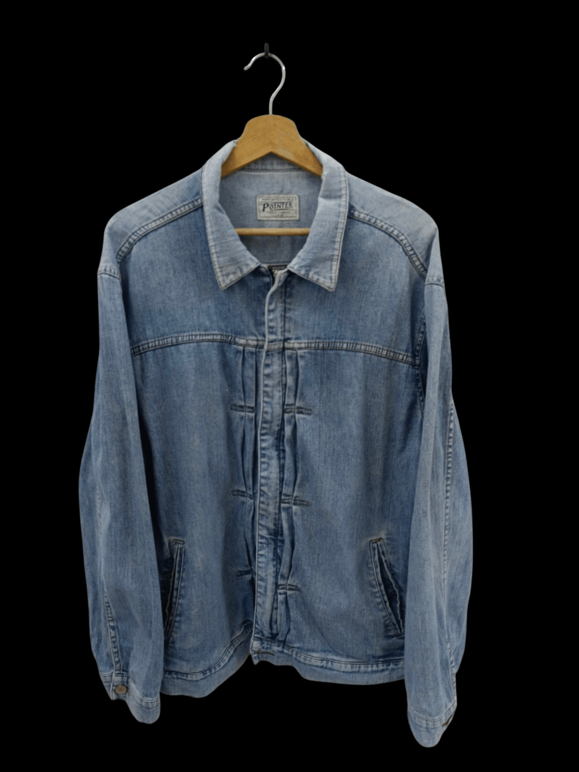Pointer Distressed Vintage 90s Pointer Chinese Kung Fu Denim Size US L / EU 52-54 / 3 - 1 Thumbnail