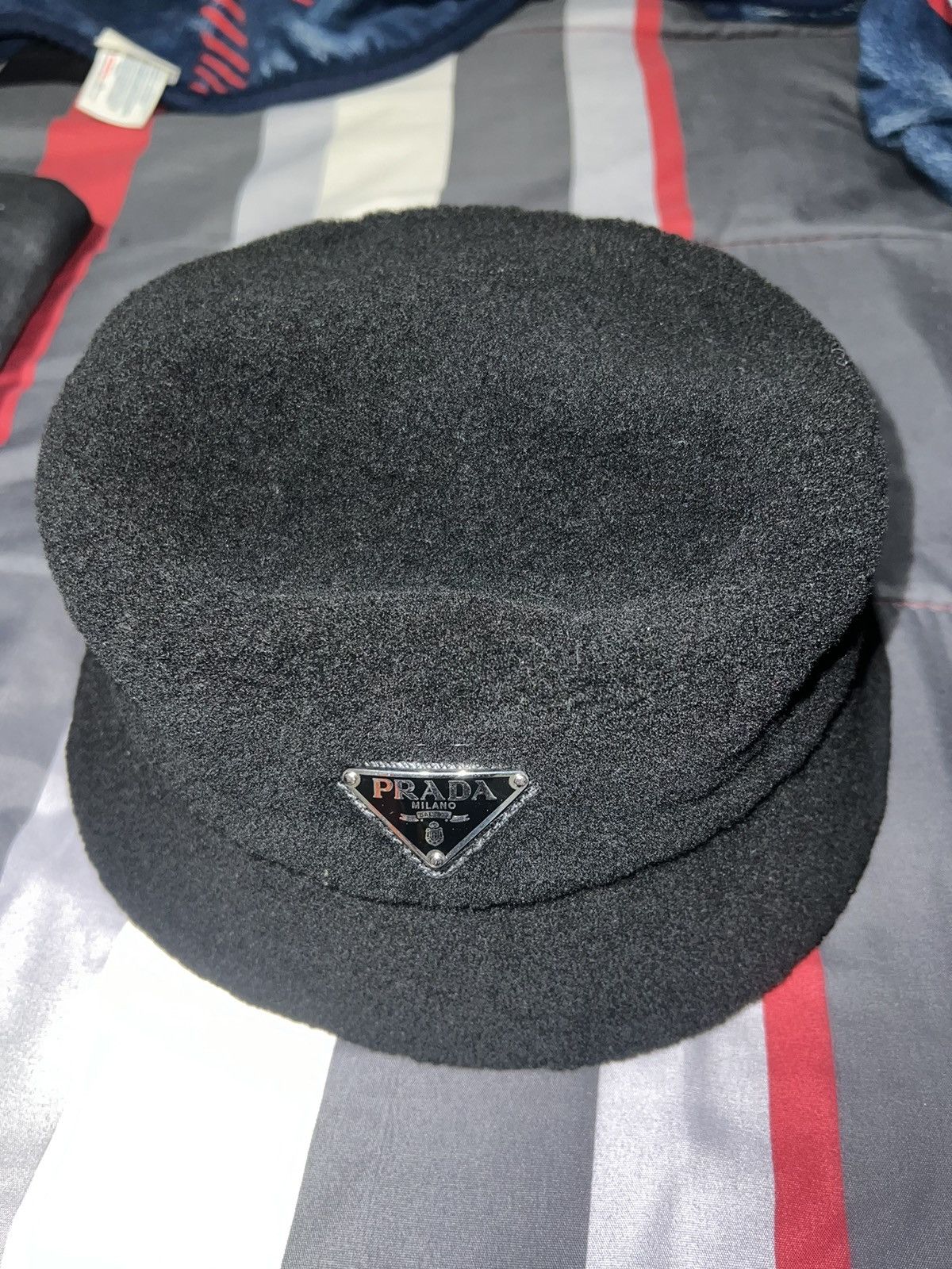 Prada Prada bucket hat black sz S Size ONE SIZE - 1 Thumbnail