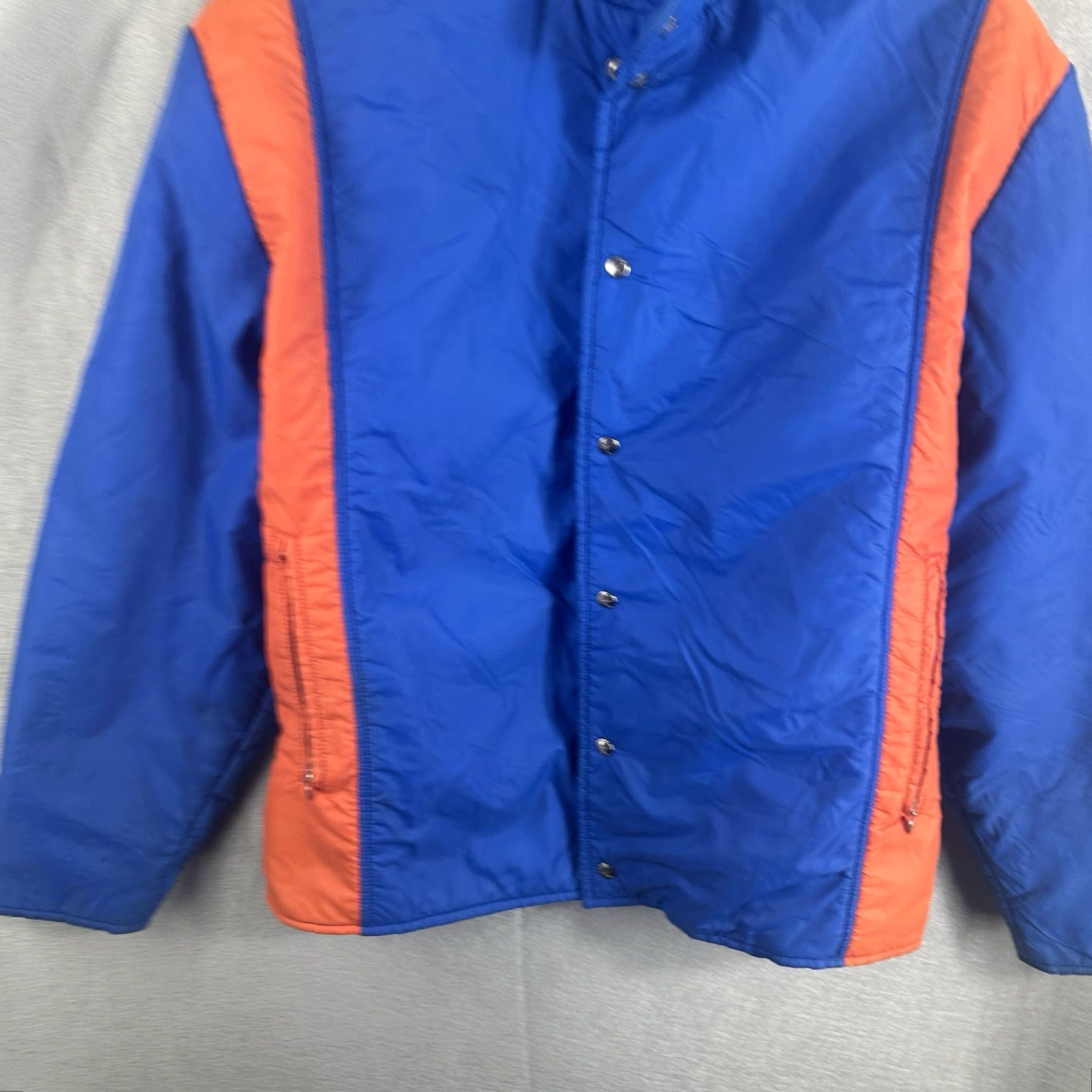 Etro VINTAGE Roffe Skiwear Jacket Mens L Blue Nylon Softshell Windbreaker Retro 90s Mens L Jacket Size US L / EU 52-54 / 3 - 3 Thumbnail