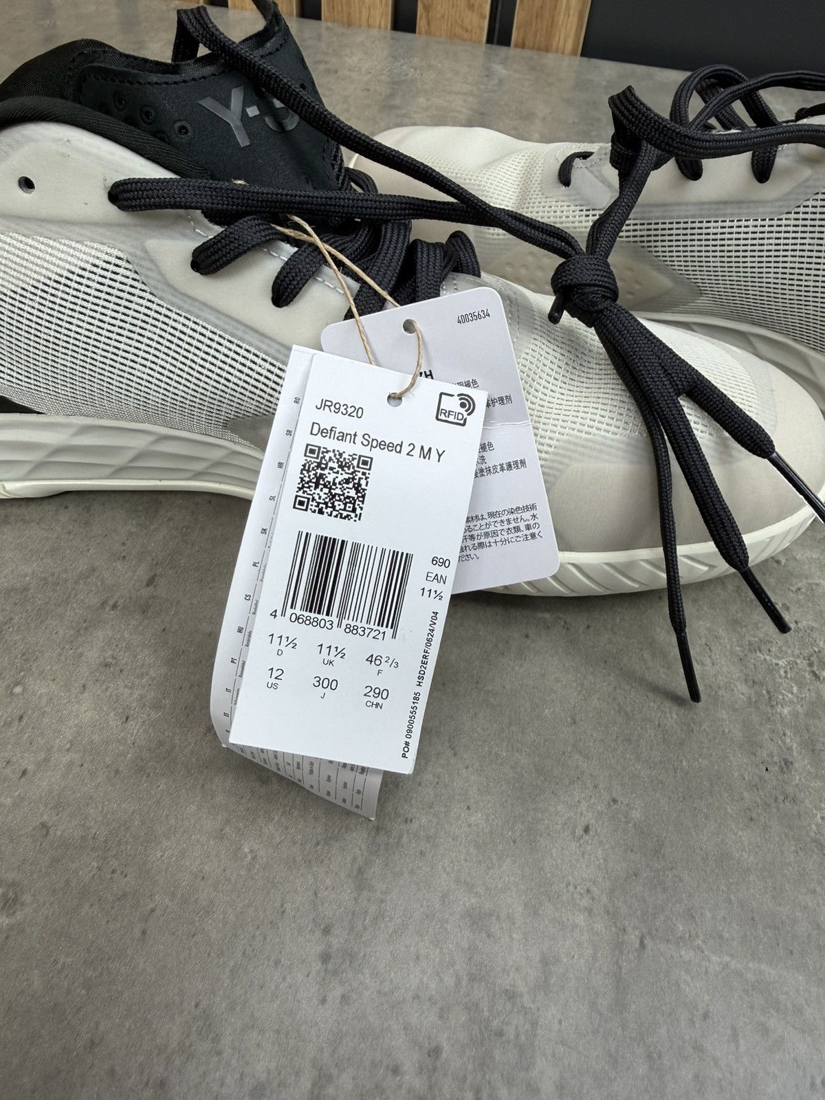 Y-3 Adidas Y-3 Yohji Yamamoto Defiant Speed 2 Tennis Shoes Us 12 Size US 12 / EU 45 - 10 Thumbnail