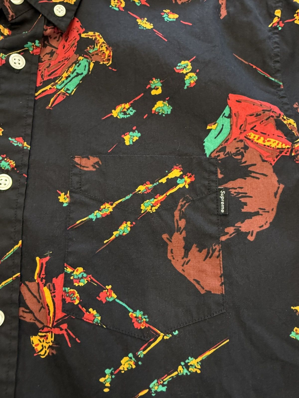 Supreme SS13 Supreme Matador Short Sleeve Button Up Shirt Size US M / EU 48-50 / 2 - 4 Thumbnail
