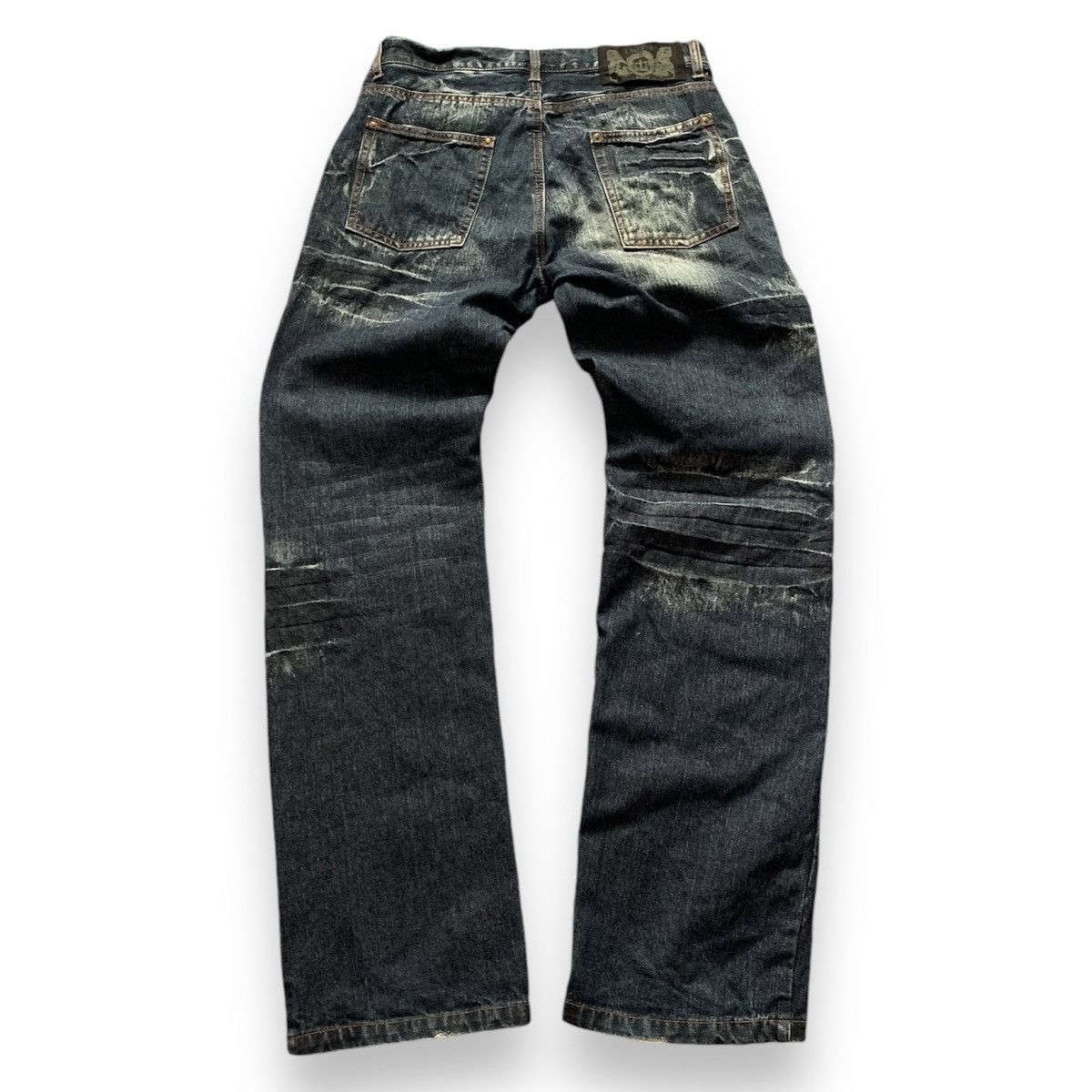 Japanese Brand Low box flare jeans ifsixwasnine lgb style Size US 30 / EU 46 - 3 Thumbnail