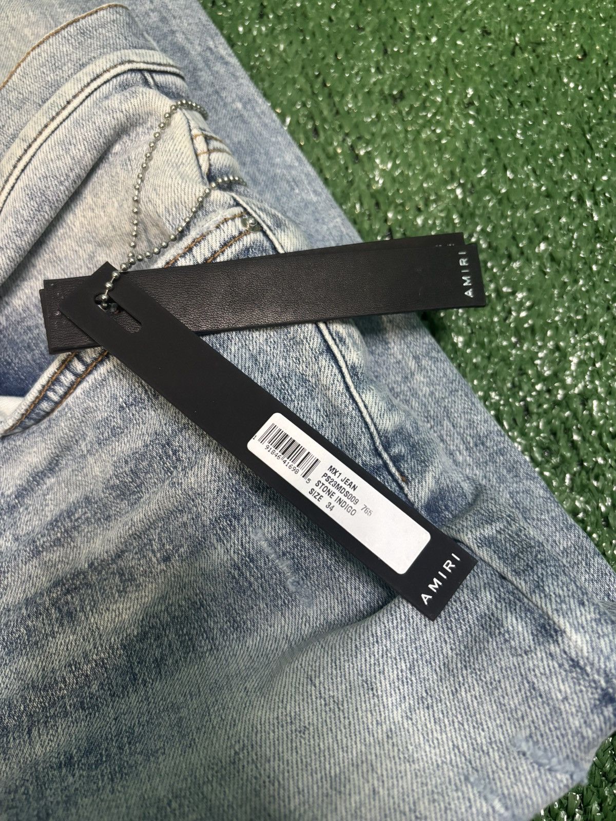 Amiri Amiri MX1 Stone Indigo Size US 34 / EU 50 - 4 Thumbnail