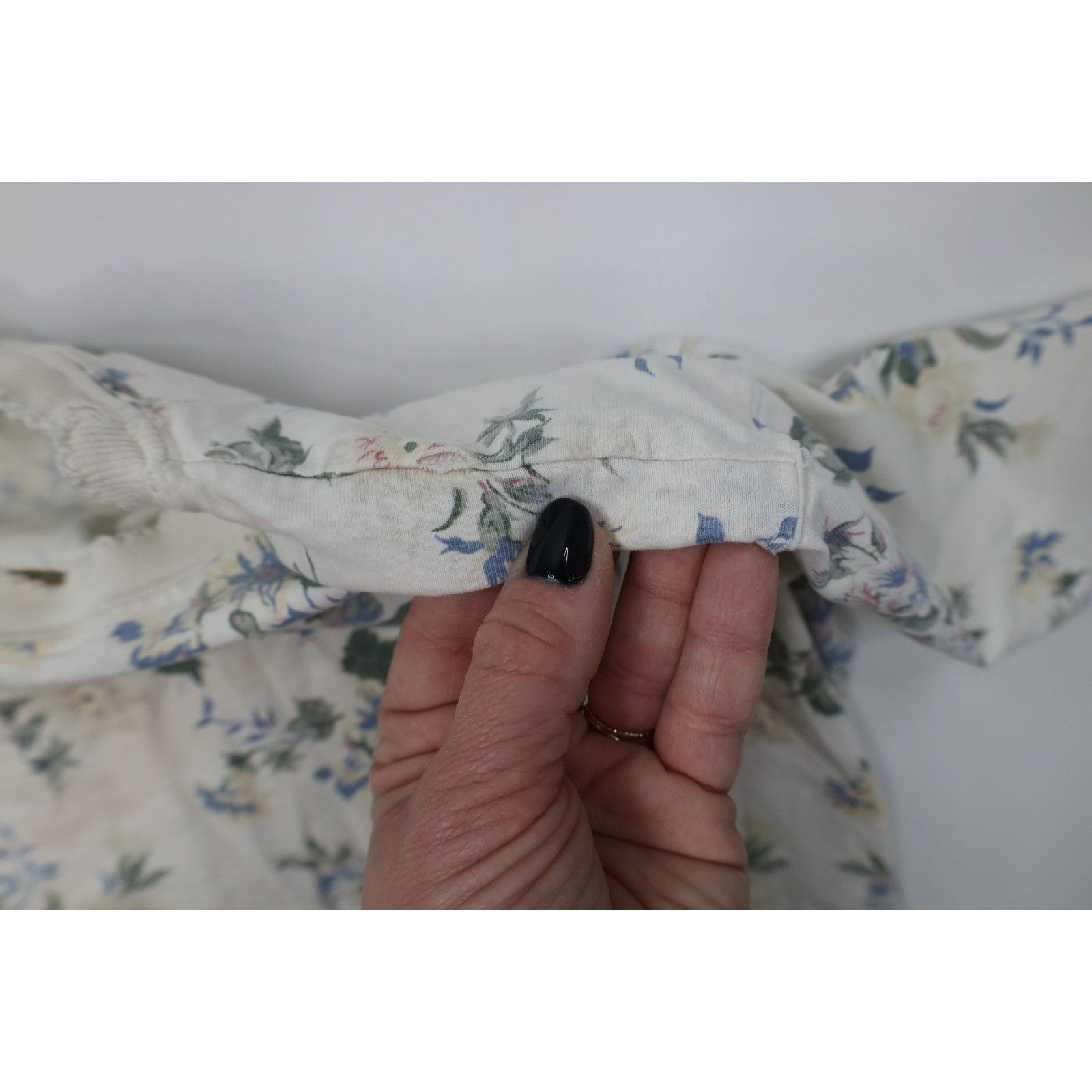 Vintage Vintage 90s Country Primitive 2 Piece Flower Pajamas Size M / US 6-8 / IT 42-44 - 7 Thumbnail