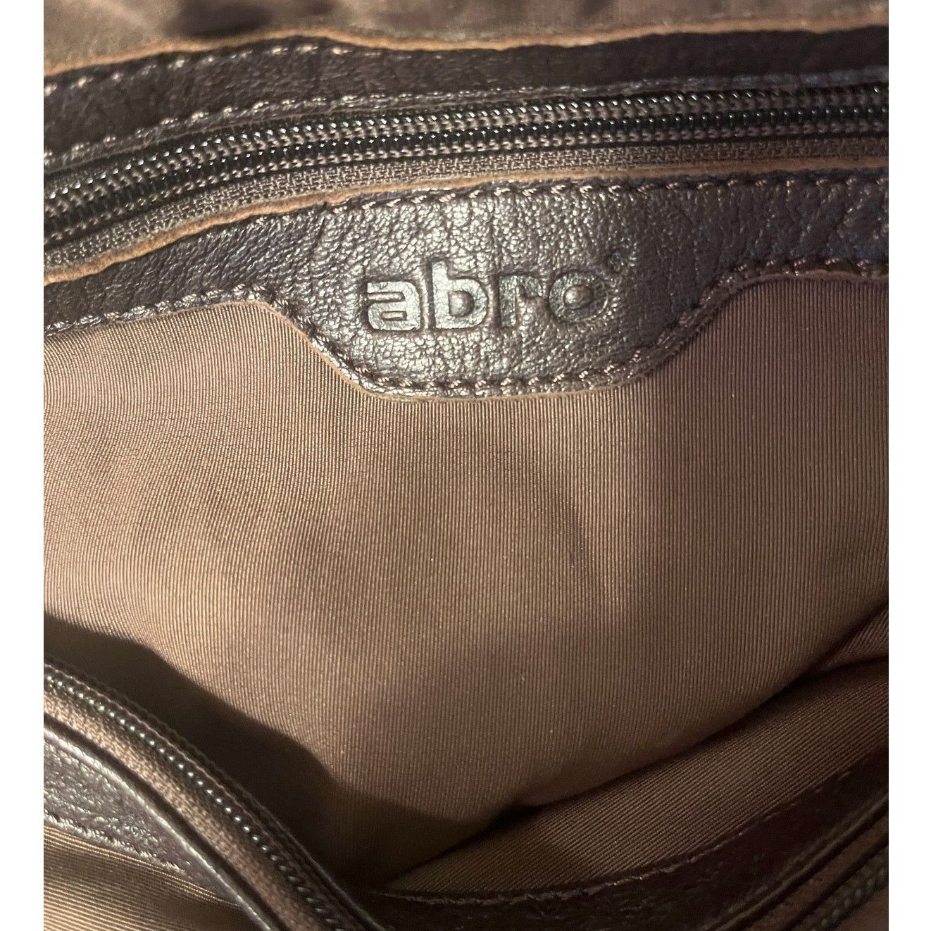 Other Vintage Abro brown leather crossbody bag with top handle Size ONE SIZE - 9 Thumbnail