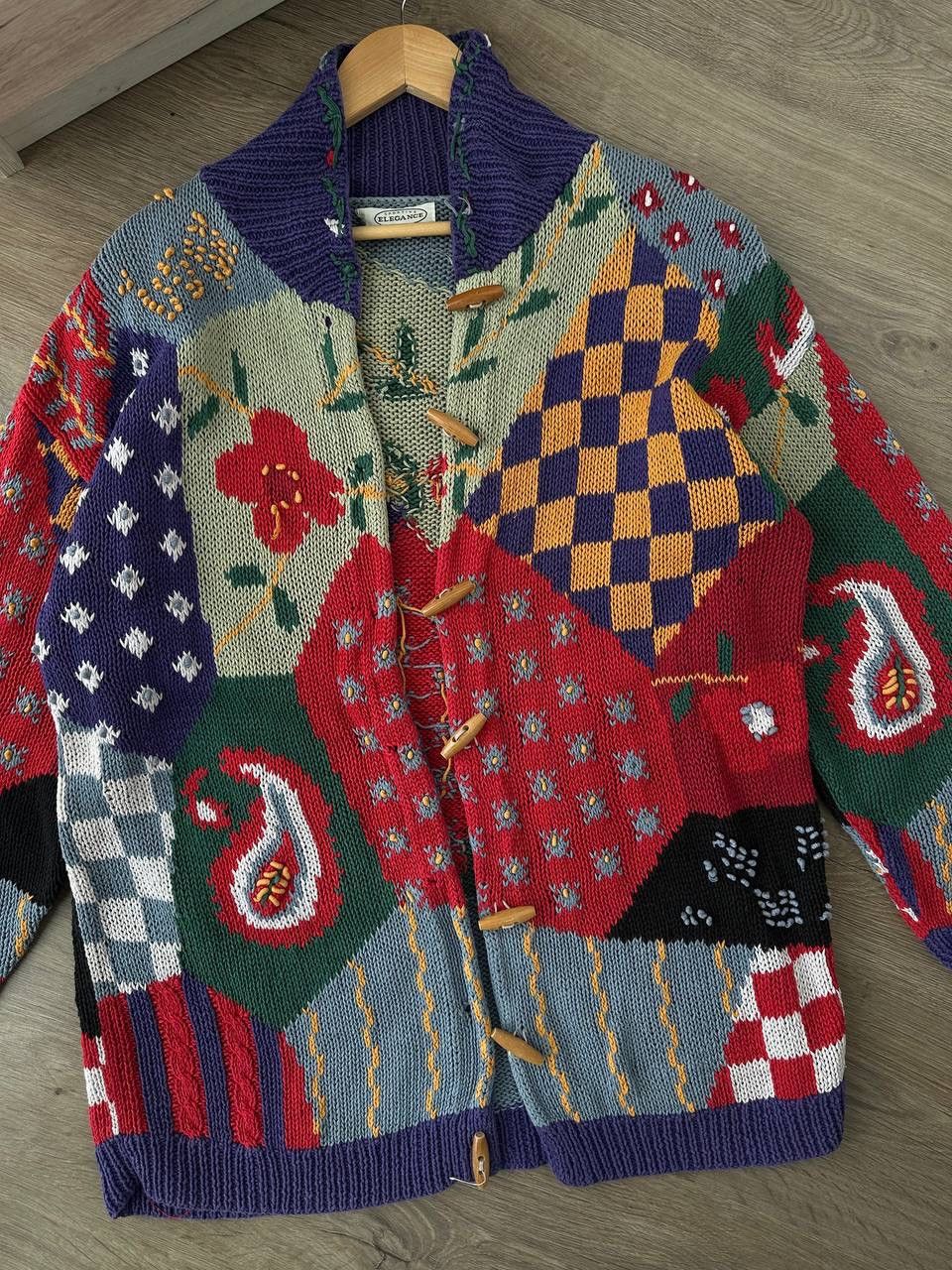 Japanese Brand × Vintage Vintage Japanese Cardigan Distressed Knit Vanessa. A Sweater Size US XL / EU 56 / 4 - 7 Thumbnail