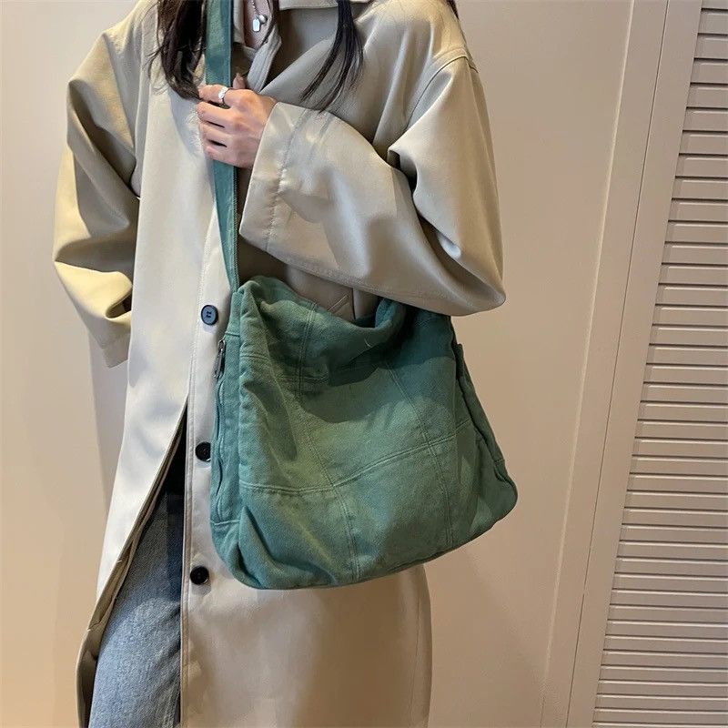 Japanese Brand Canvas Crossbody Bag Size ONE SIZE - 1 Thumbnail