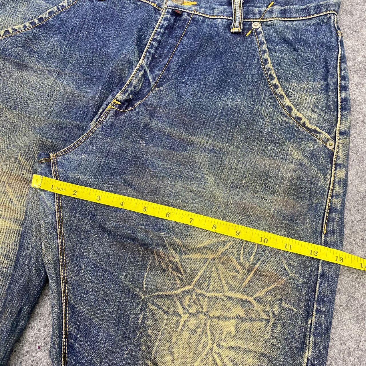 If Six Was Nine 💥Best Offer💥Vintage Bal Distressed Denim Size US 32 / EU 48 - 7 Thumbnail
