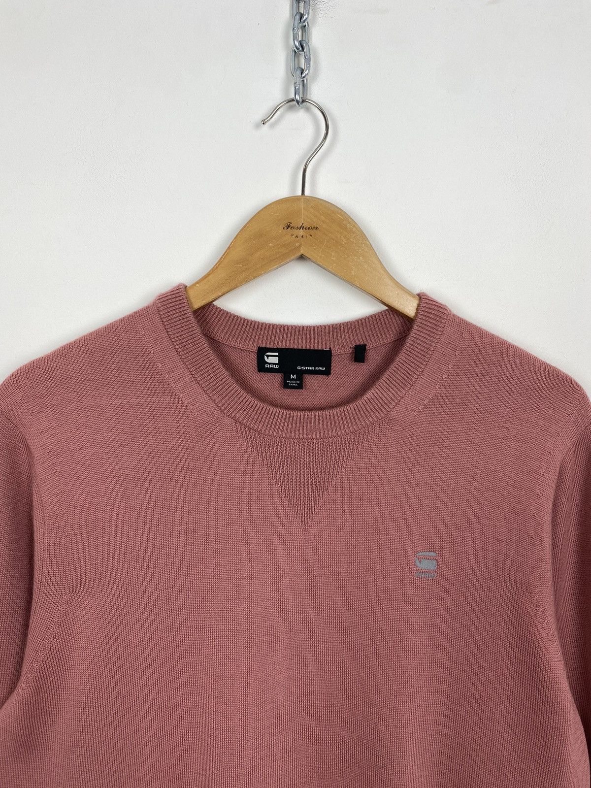 G-Star G-Star Raw Core R Knit L/S 100% Merino Wool Sweater Pullover Size US M / EU 48-50 / 2 - 2 Thumbnail