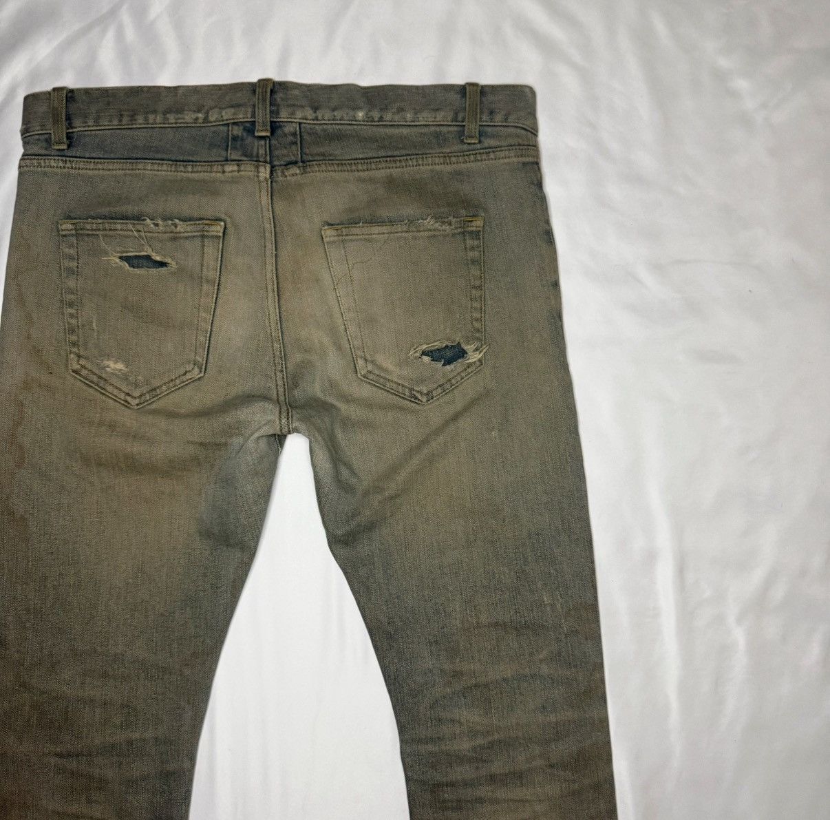 Saint Laurent Paris Saint Laurent Crash Denim Size US 32 / EU 48 - 4 Thumbnail