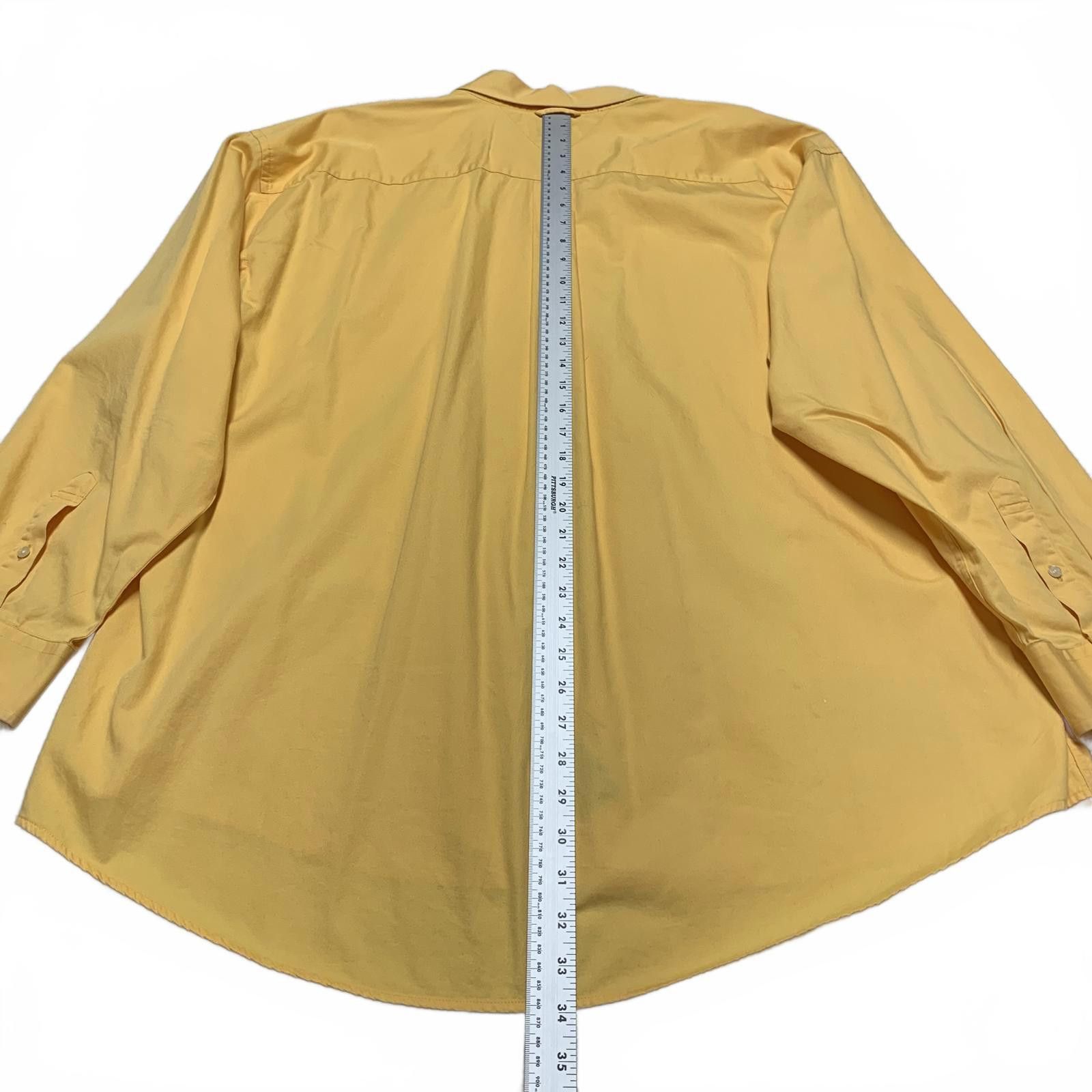 Tommy Hilfiger Tommy Hilfiger Men's XXL Yellow Button-Up Shirt Size US XXL / EU 58 / 5 - 8 Thumbnail