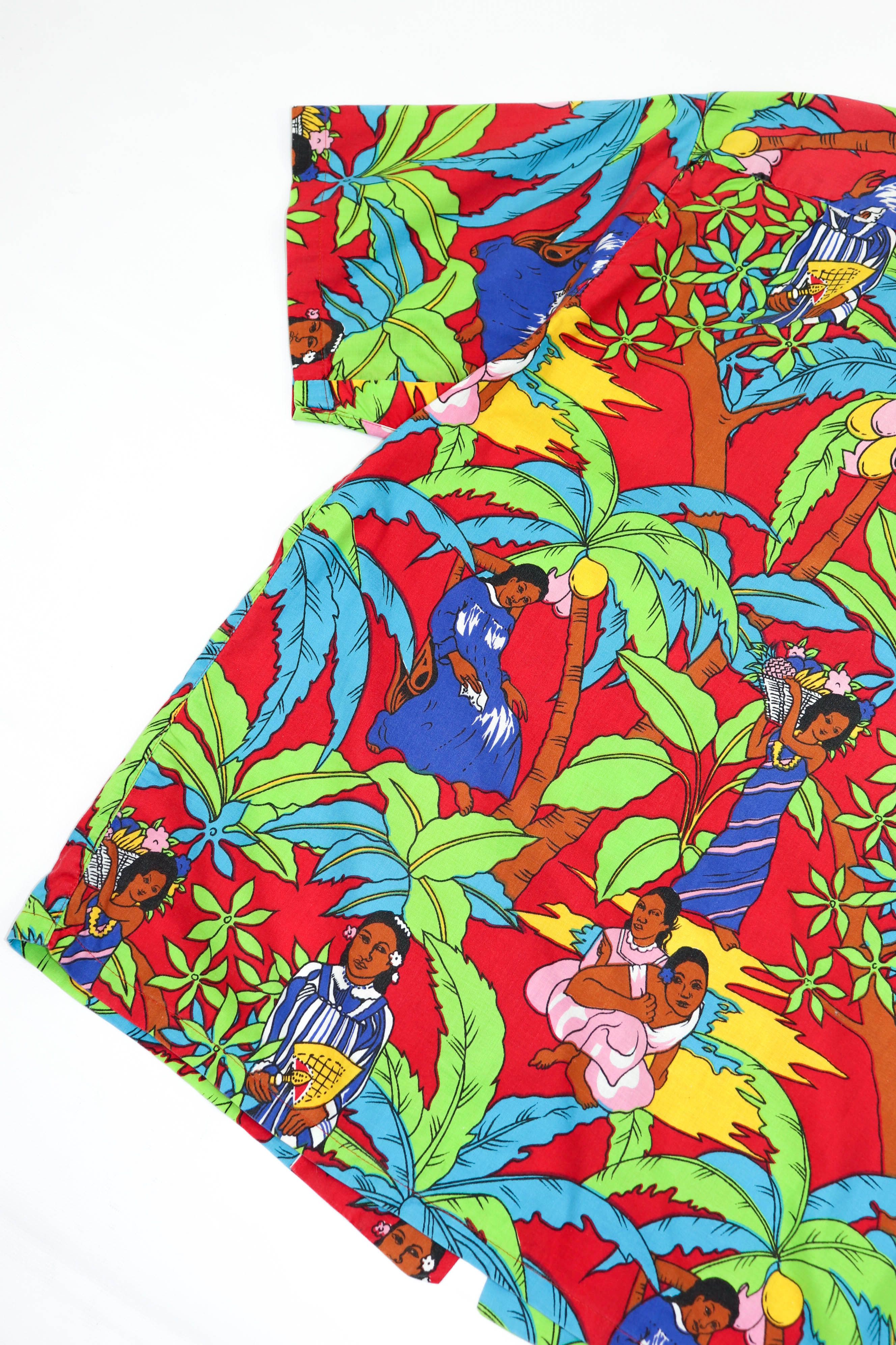 Vintage L' Homme-Chic Tahiti Vintage Graphics Hawaiian Aloha Shirt Size US XXL / EU 58 / 5 - 10 Thumbnail