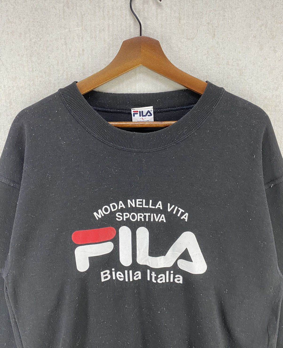 Fila Fila Sweatshirt Pullover Crewneck Size L Size US L / EU 52-54 / 3 - 4 Thumbnail