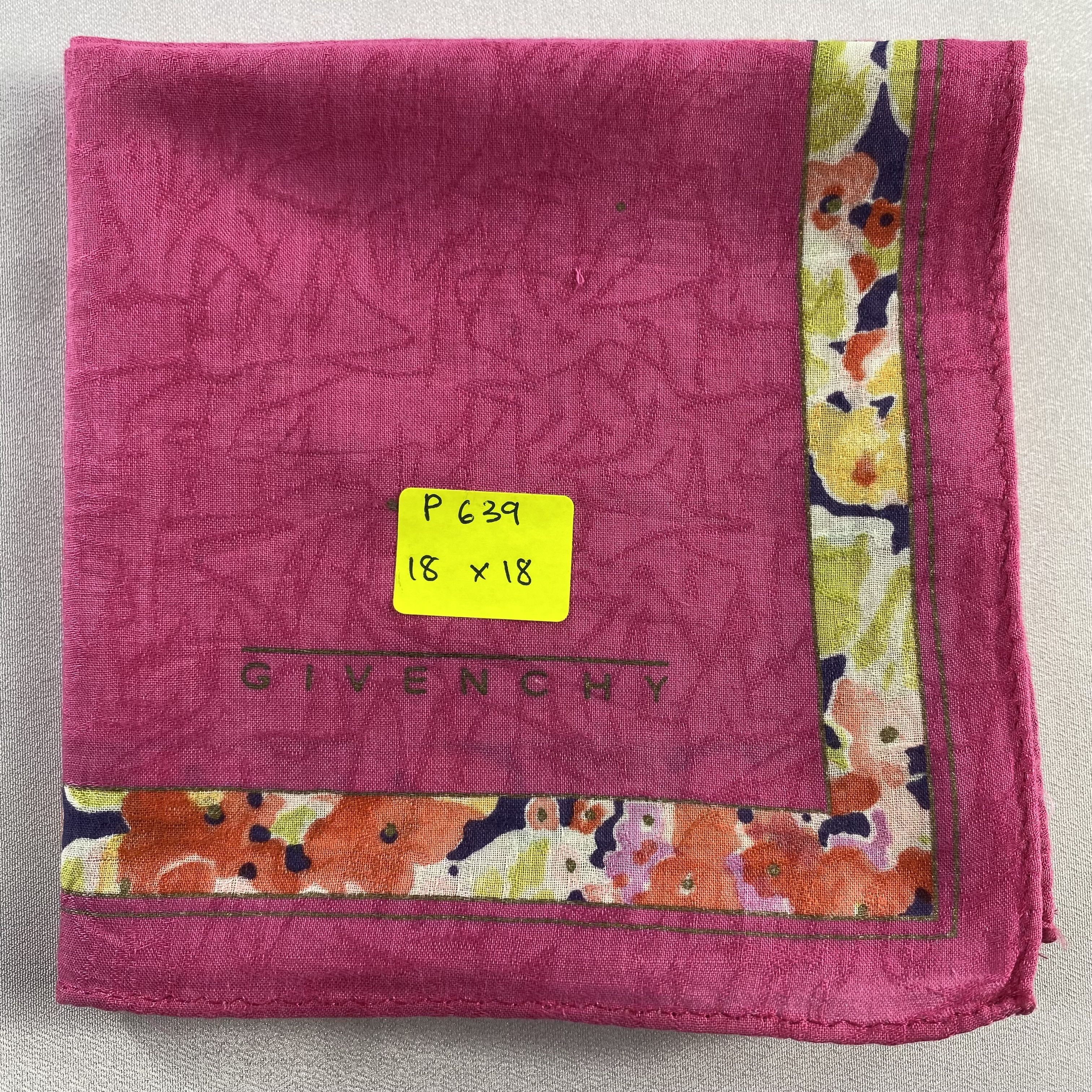 Vintage Givenchy Bandana/ Handkerchief / Neckerchief-P639 Size ONE SIZE - 5 Thumbnail