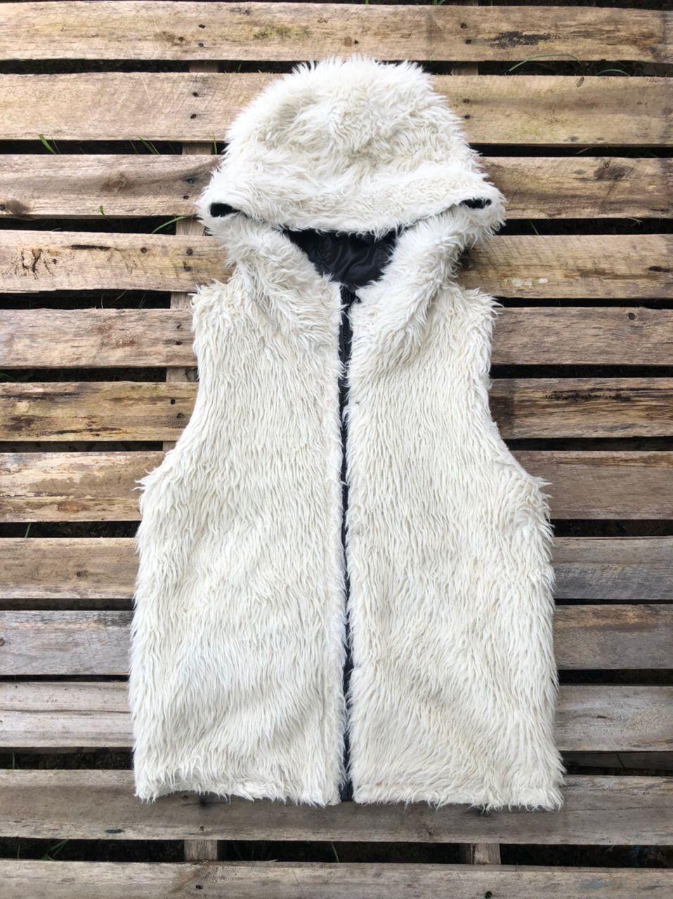 If Six Was Nine × Japanese Brand Ifsixwasnine Style Rodeo Crowns Fur Reversible Vests Hooded Size US S / EU 44-46 / 1 - 3 Thumbnail