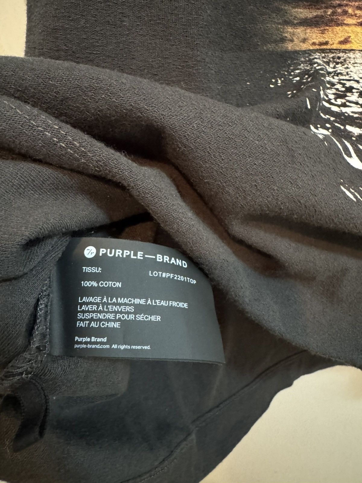 Purple Brand PURPLE BRAND Night Wim Print T-Shirt Size US M / EU 48-50 / 2 - 5 Thumbnail