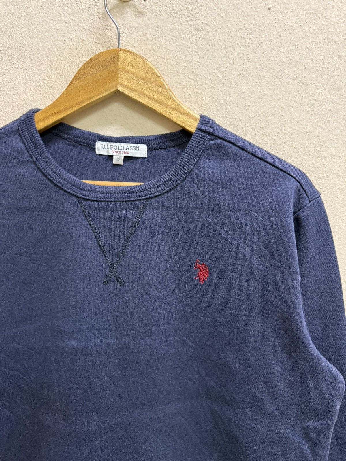U.S. Polo Assn. U.S Polo Assn. Small Logo Crewneck Dark Blue Sweatshirt Size US S / EU 44-46 / 1 - 16 Thumbnail