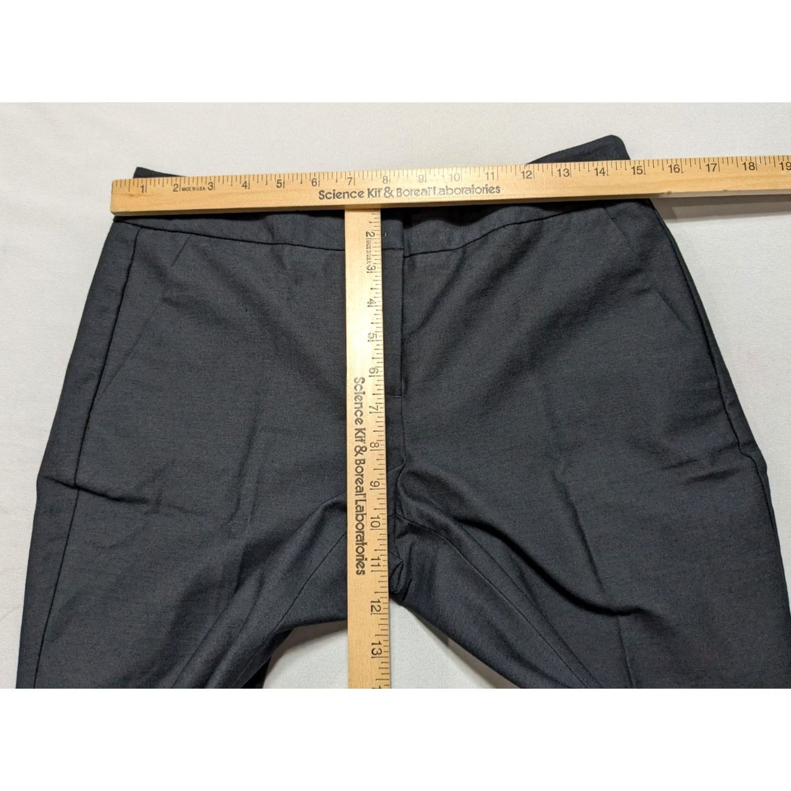 Talbots VINTAGE TALBOTS CURVY Women Size 2 Black Cotton Nylon Cropped Pants NEW Size 26" / US 2 / IT 38 - 7 Thumbnail