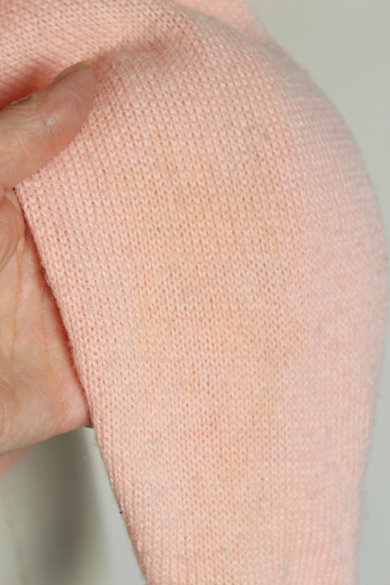 Vintage Vintage 1980s Sweater, Rt Mind Pink Pointelle Knit Pullover, Size M / US 6-8 / IT 42-44 - 10 Thumbnail