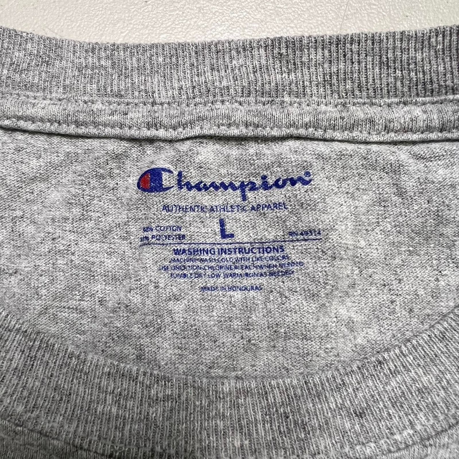 Champion University of Houston Cougars Light Gray Champion Tee - L Size US L / EU 52-54 / 3 - 5 Thumbnail