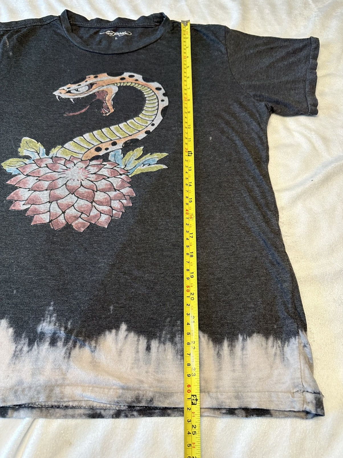 Ed Hardy Ed Hardy Women's Black Lotus Snake Top Size Large Size L / US 10 / IT 46 - 5 Thumbnail