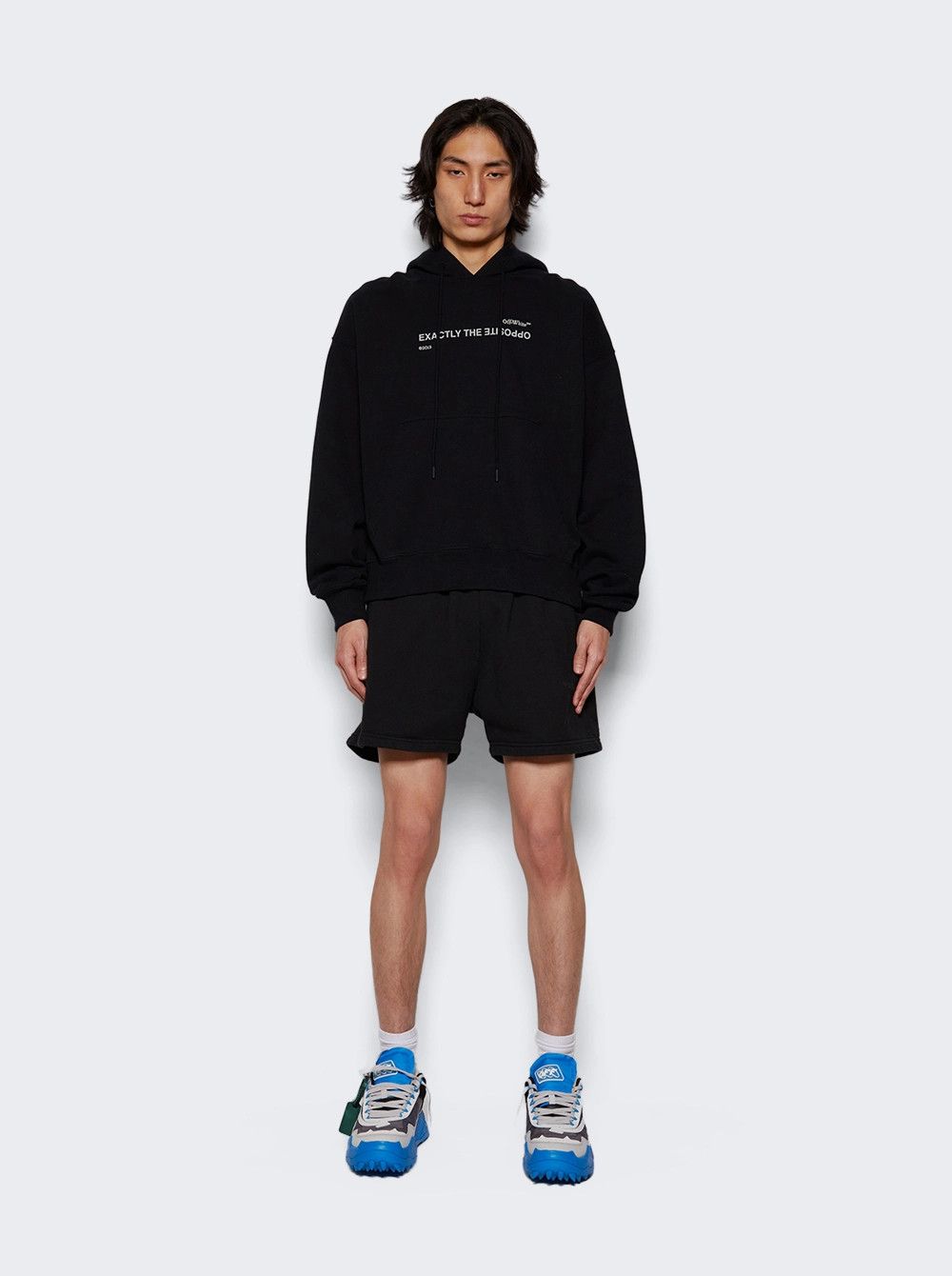Off-White o1gr1nt0425 Bookish Laund Summer Sweatshorts in Black Size US 32 / EU 48 - 2 Thumbnail