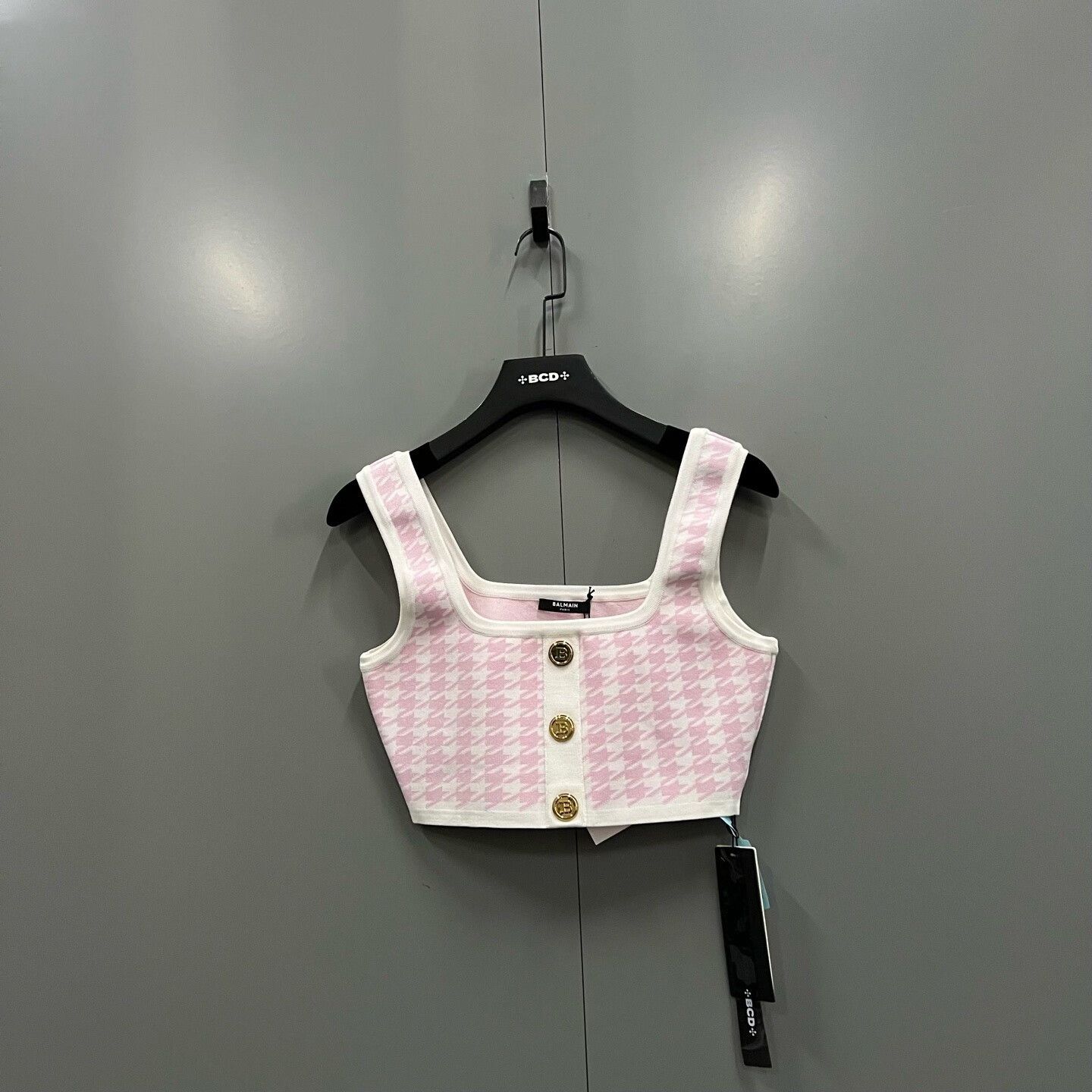 Balmain Balmain Knit Pink Tank Top it_38 Women Size XS / US 0-2 / IT 36-38 - 1 Thumbnail