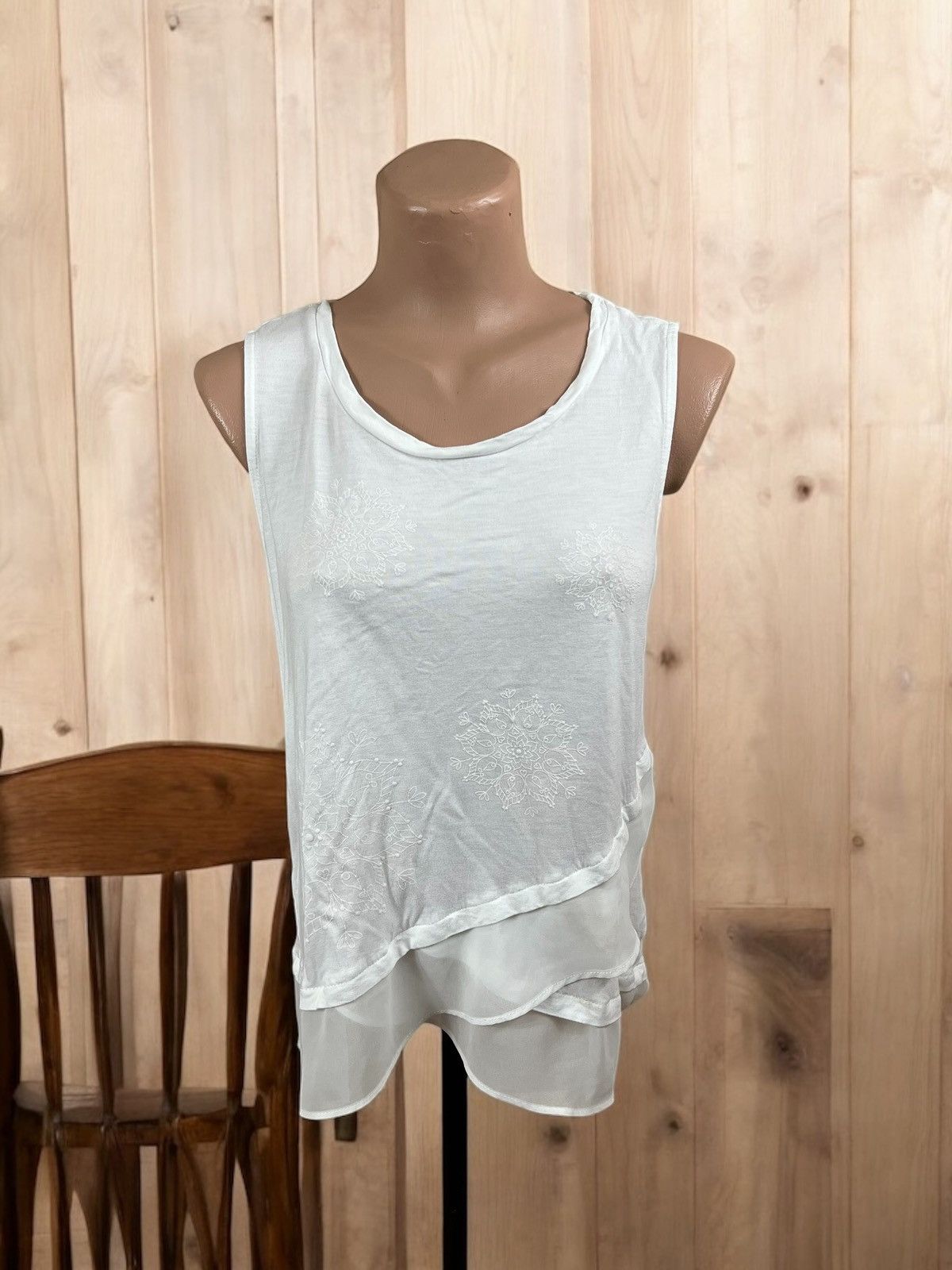 Desigual Desigual white blouse size L Size L / US 10 / IT 46 - 1 Thumbnail