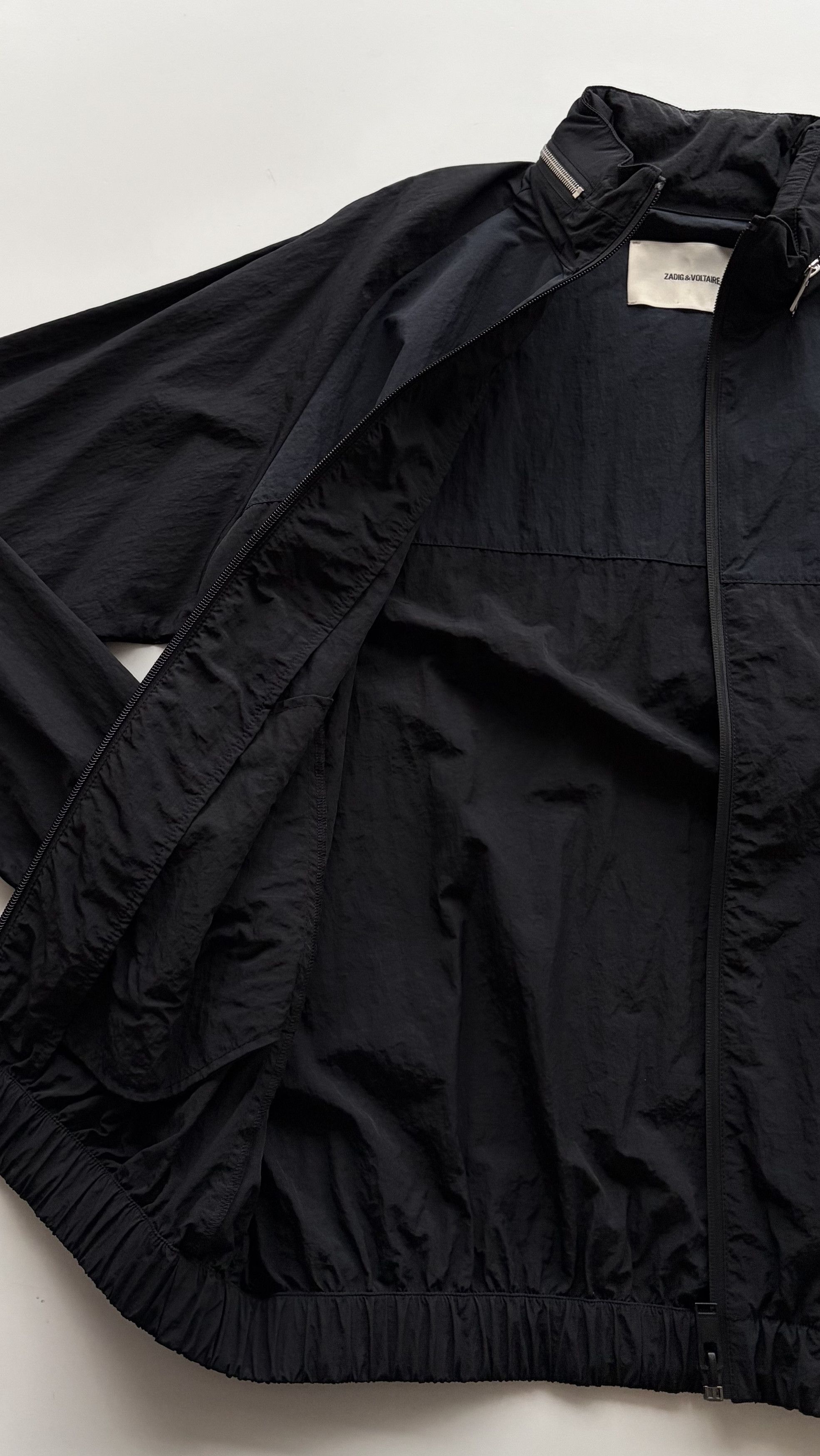 Zadig & Voltaire Zadig & Voltaire Black Nylon Windbreaker Jacket Size US M / EU 48-50 / 2 - 5 Thumbnail