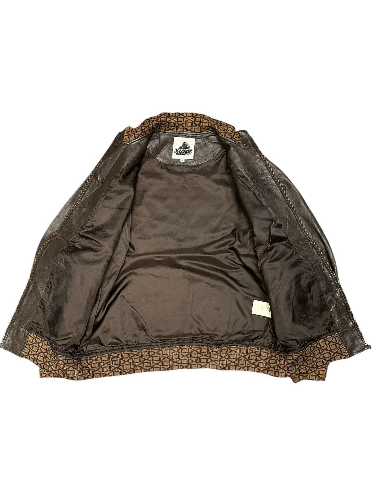 Xlarge X-Large Leather Jacket Monogram Grip Size US L / EU 52-54 / 3 - 5 Thumbnail