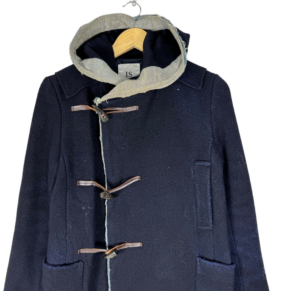 Issey Miyake × Sunao Kuwahara 🔥ISSEY MIYAKE SUNAO KUWAHARA HOODIE DUFFLE JACKET Size M / US 6-8 / IT 42-44 - 3 Thumbnail