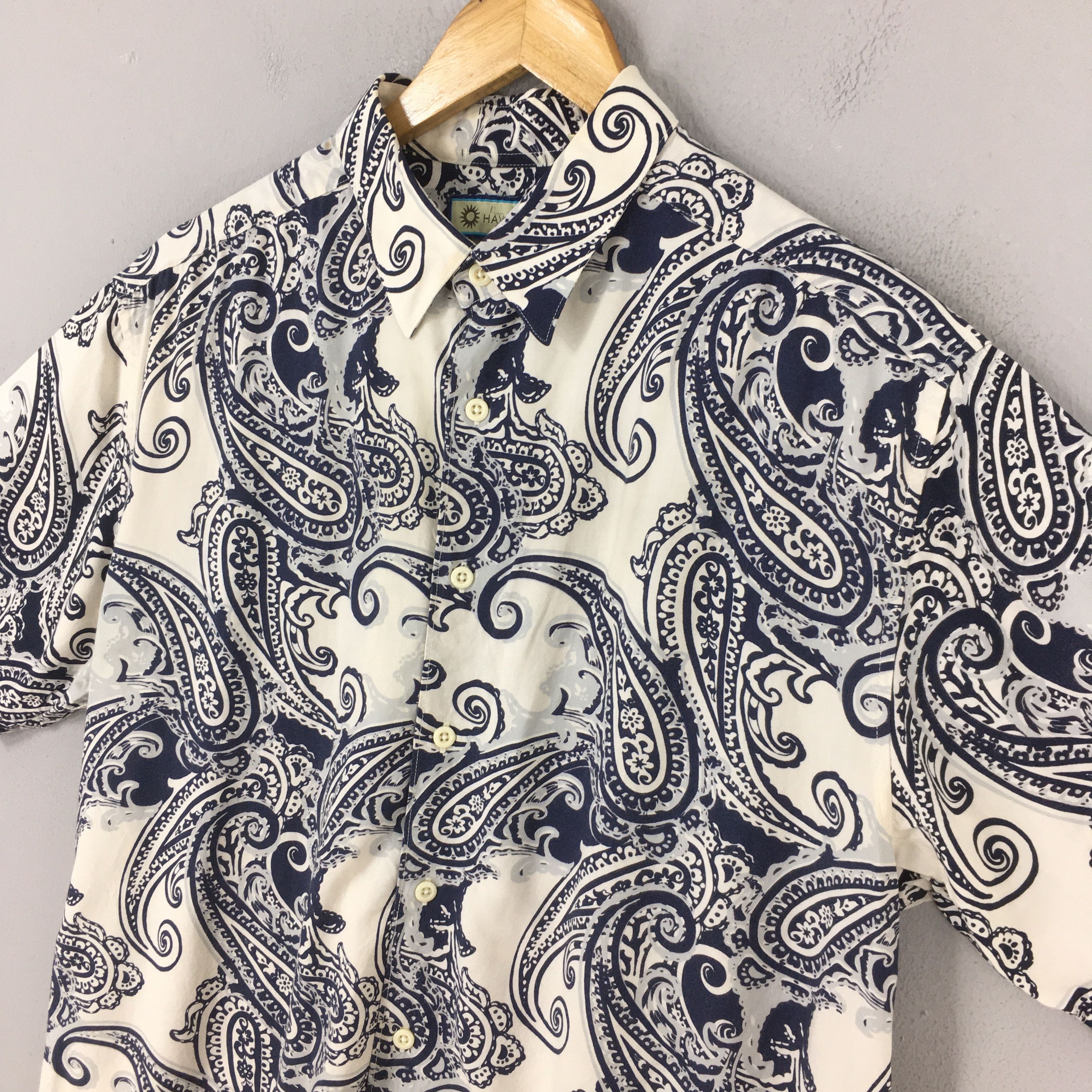 Vintage Vintage Havanera Paisley Floral Pattern Shirt Large Size US L / EU 52-54 / 3 - 3 Thumbnail